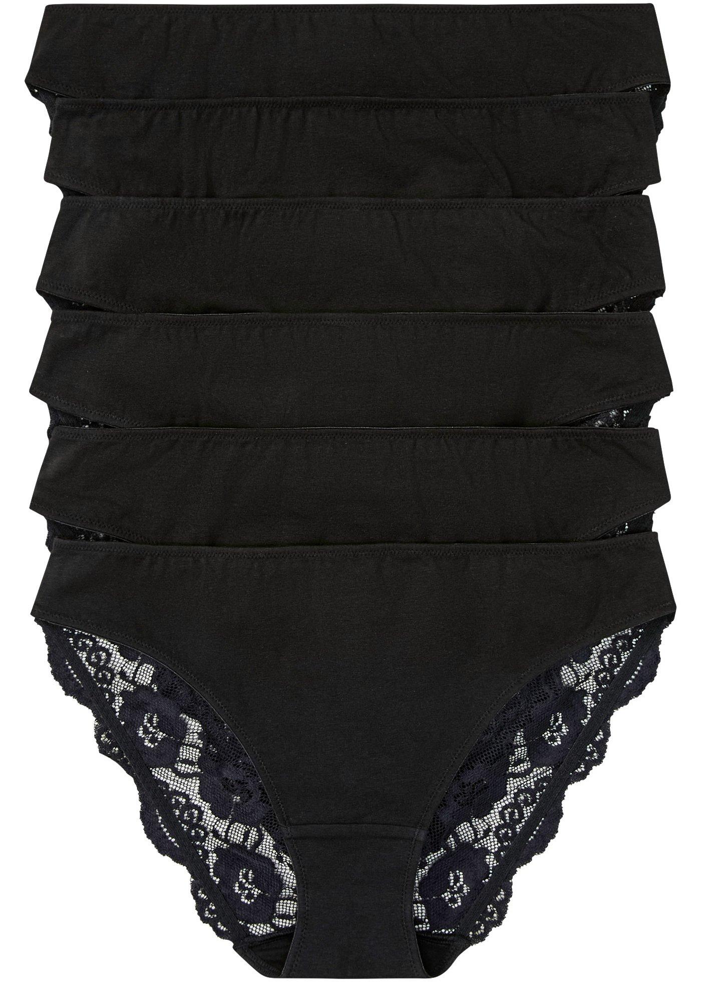Lot de 6 slips à dentelle