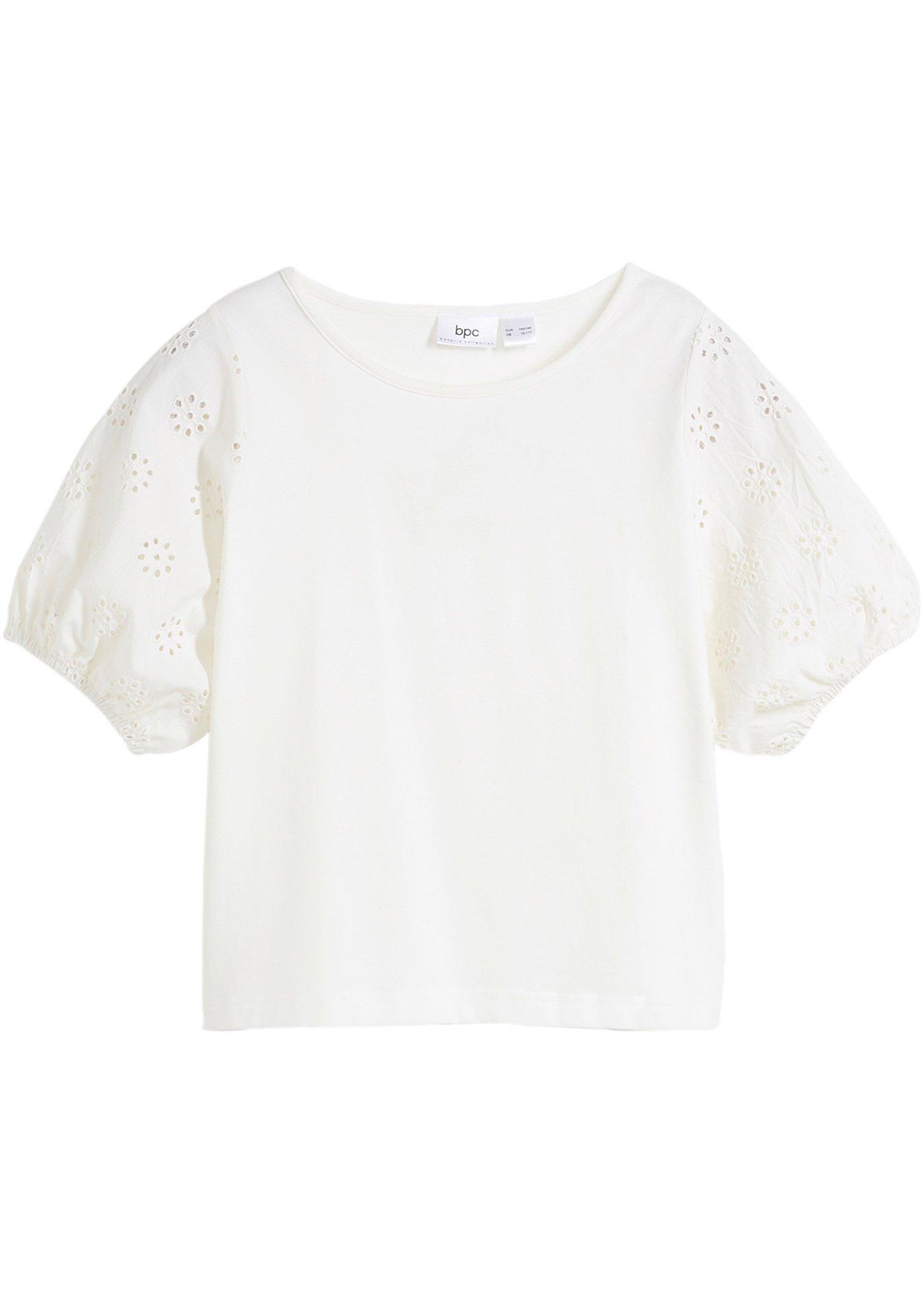 Shirt dziewczęcy z dżerseju z bawełny organicznej - Bonprix