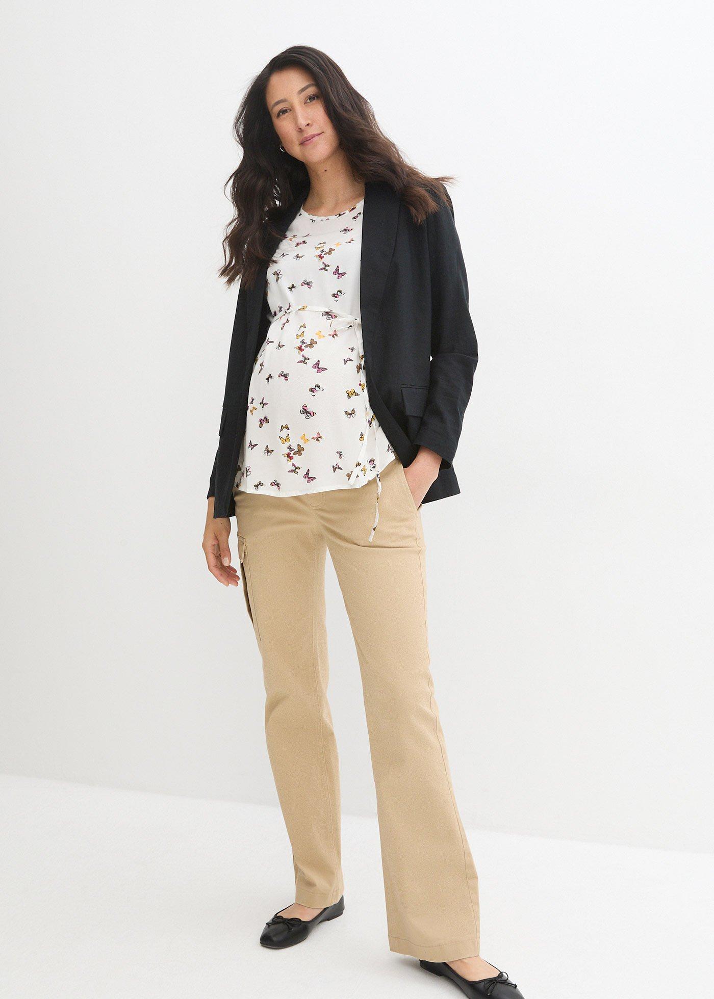 Lekka bluzka ciążowa z wiskozy - Bonprix