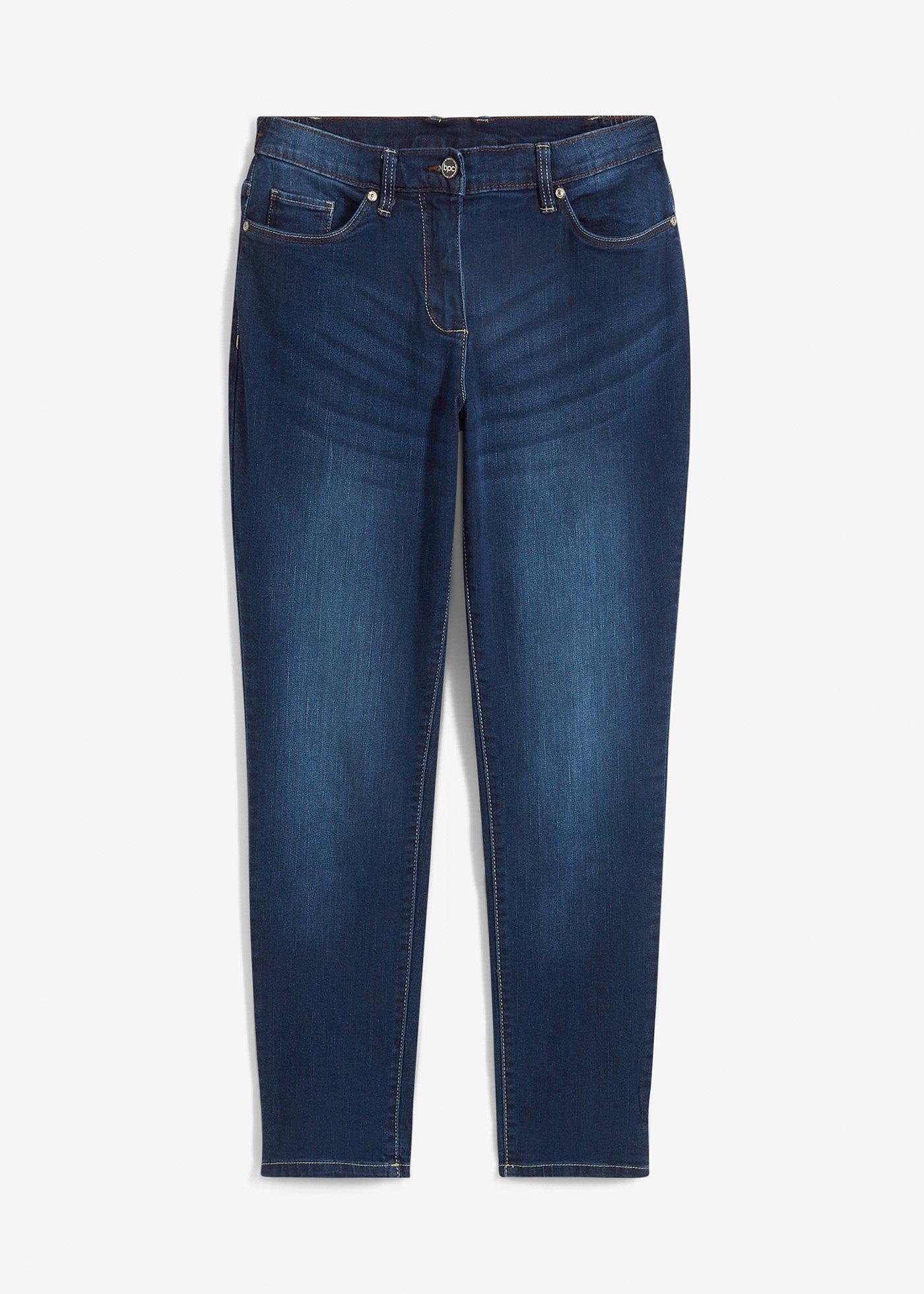 Boyfriend Jeans Mid Waist, Stretch günstig online kaufen