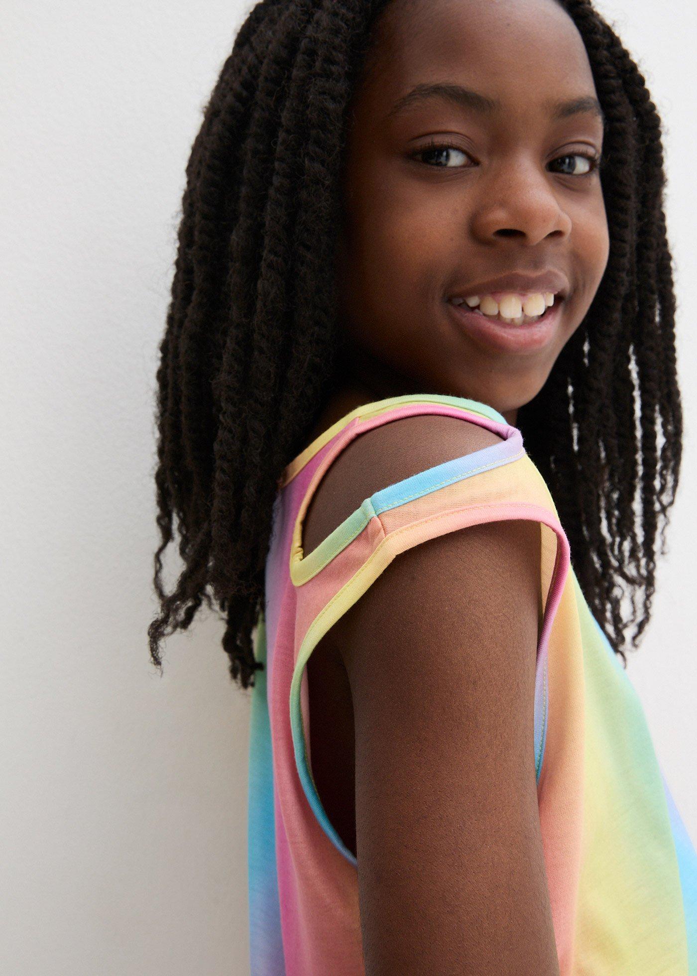 Top dziewczęcy + szorty (2 części) - Bonprix