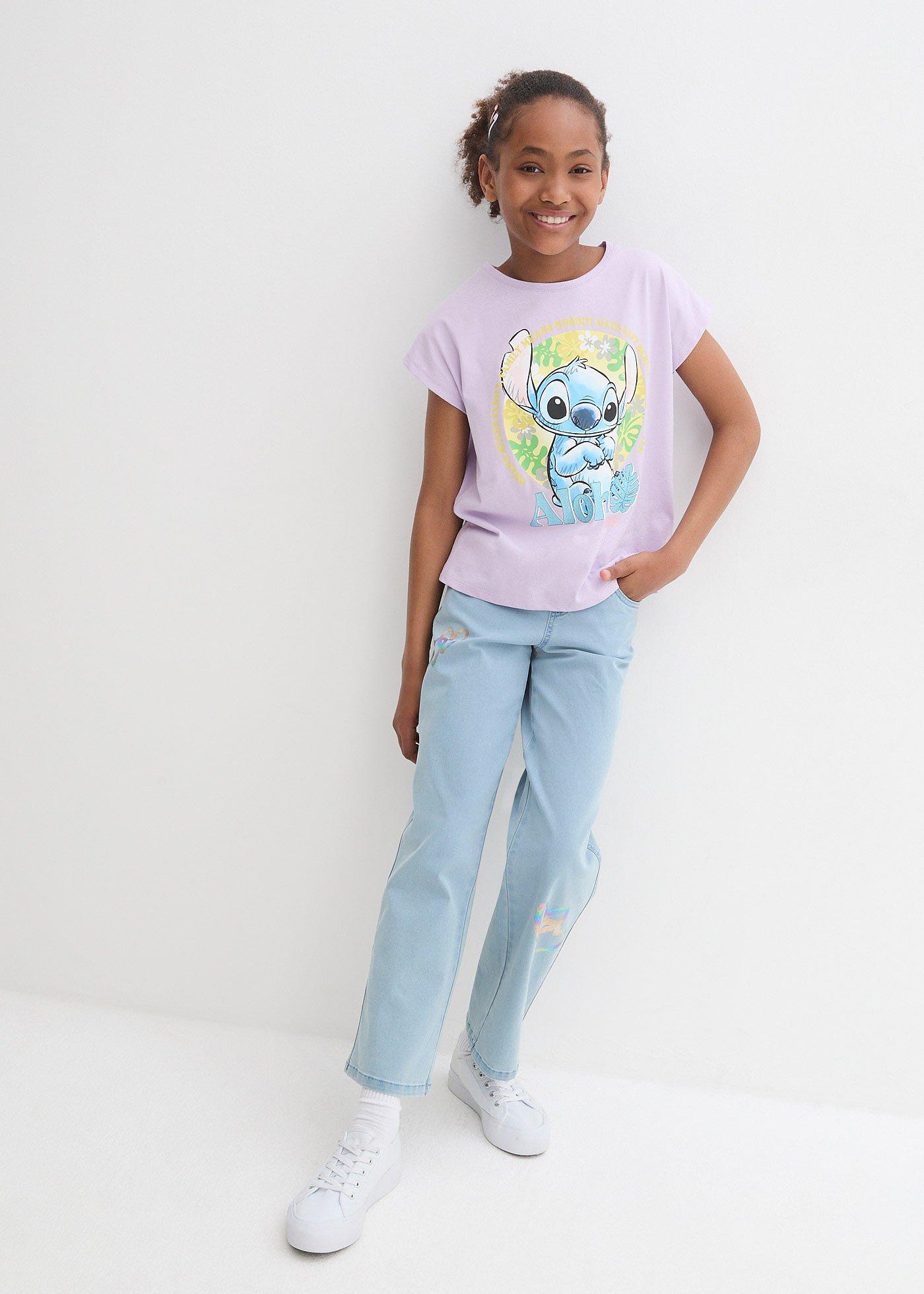 Shirt dziewczęcy Disney Stitch - Bonprix