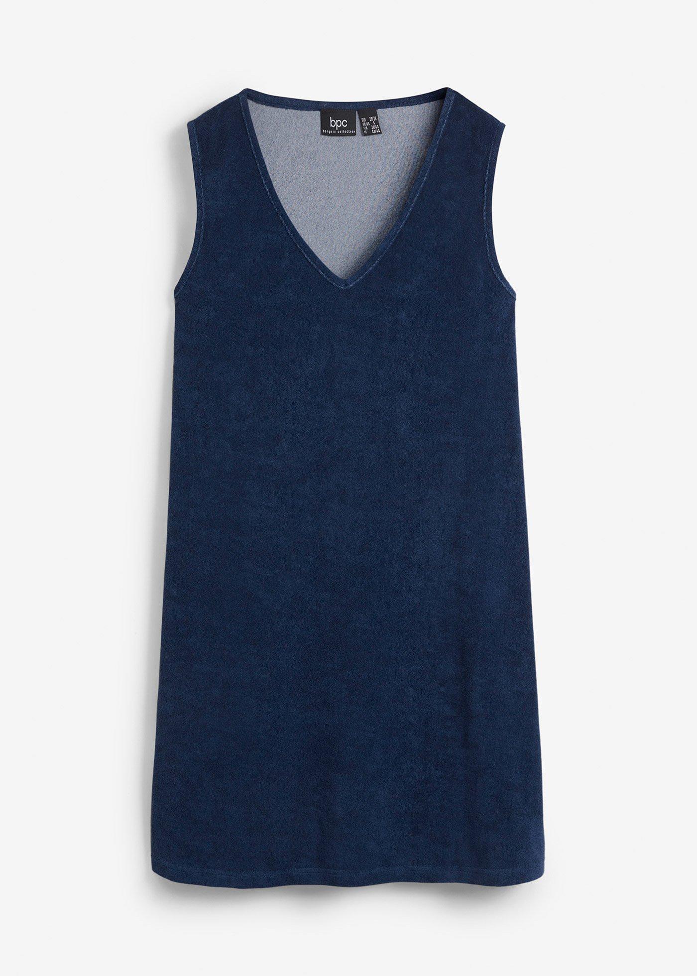 Rochie din frotir din material cu bumbac