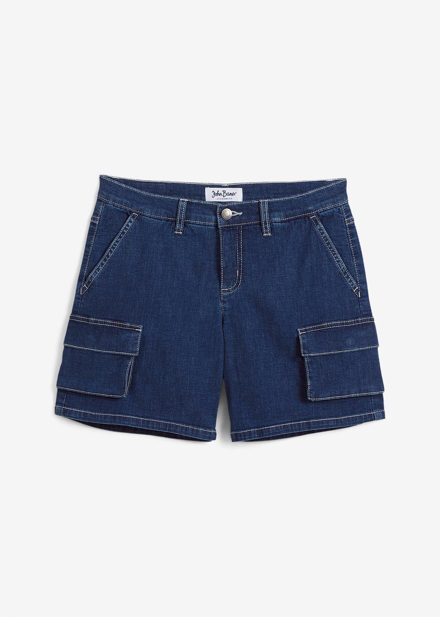 Cargo Jeans, Shorts, Mid Waist