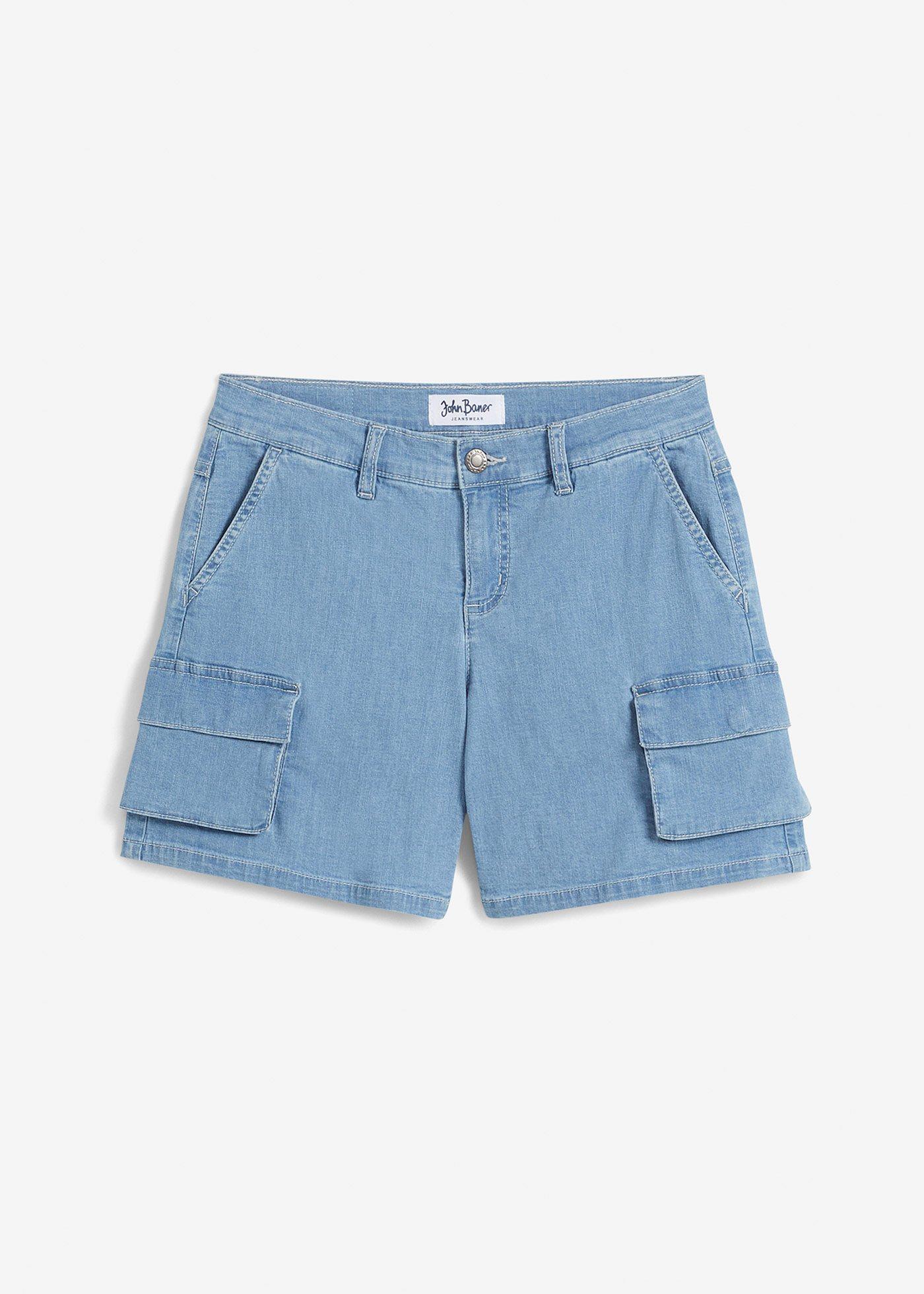 Cargo Jeans, Shorts, Mid Waist