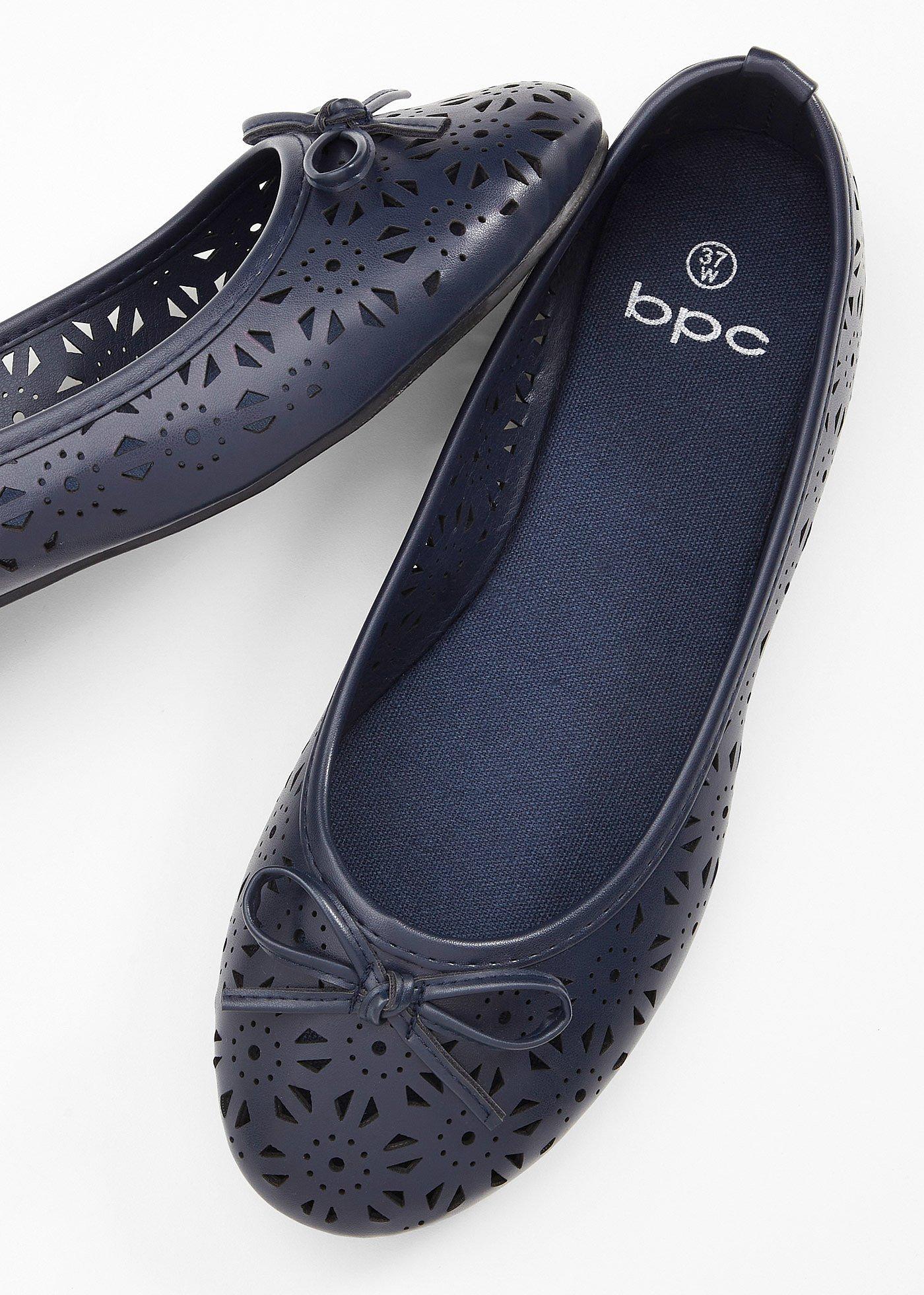 Baleriny w wygodnej tęgości - Bonprix