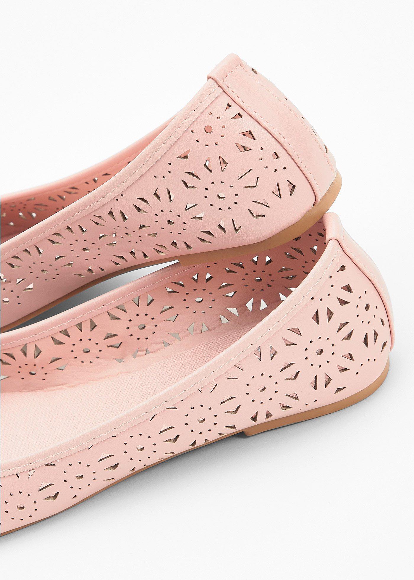 Baleriny w wygodnej tęgości - Bonprix