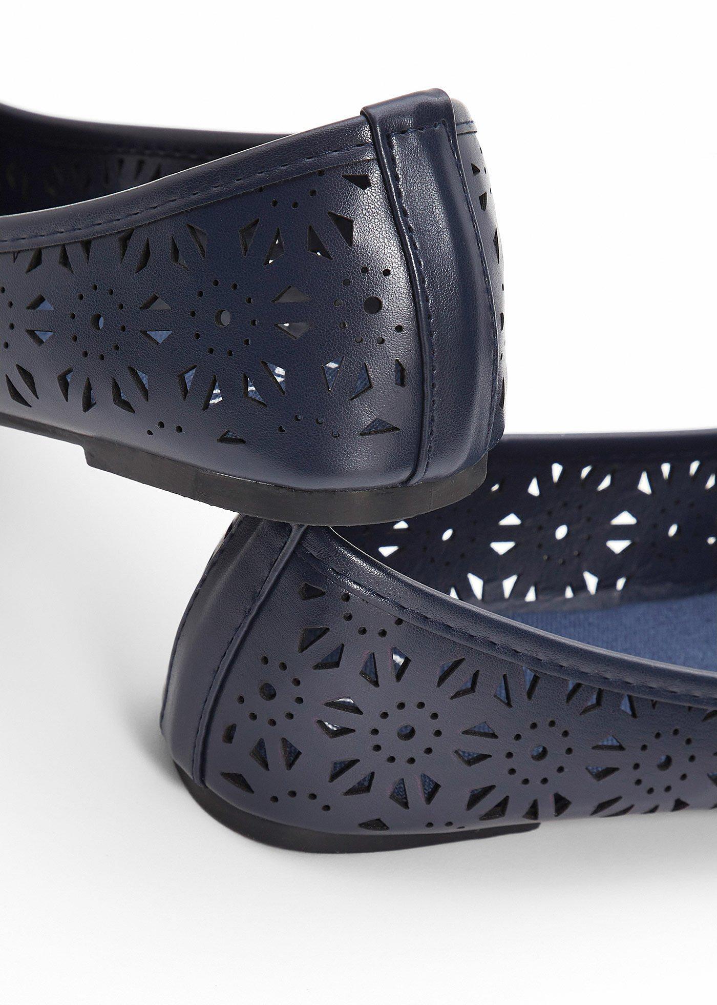 Baleriny w wygodnej tęgości - Bonprix