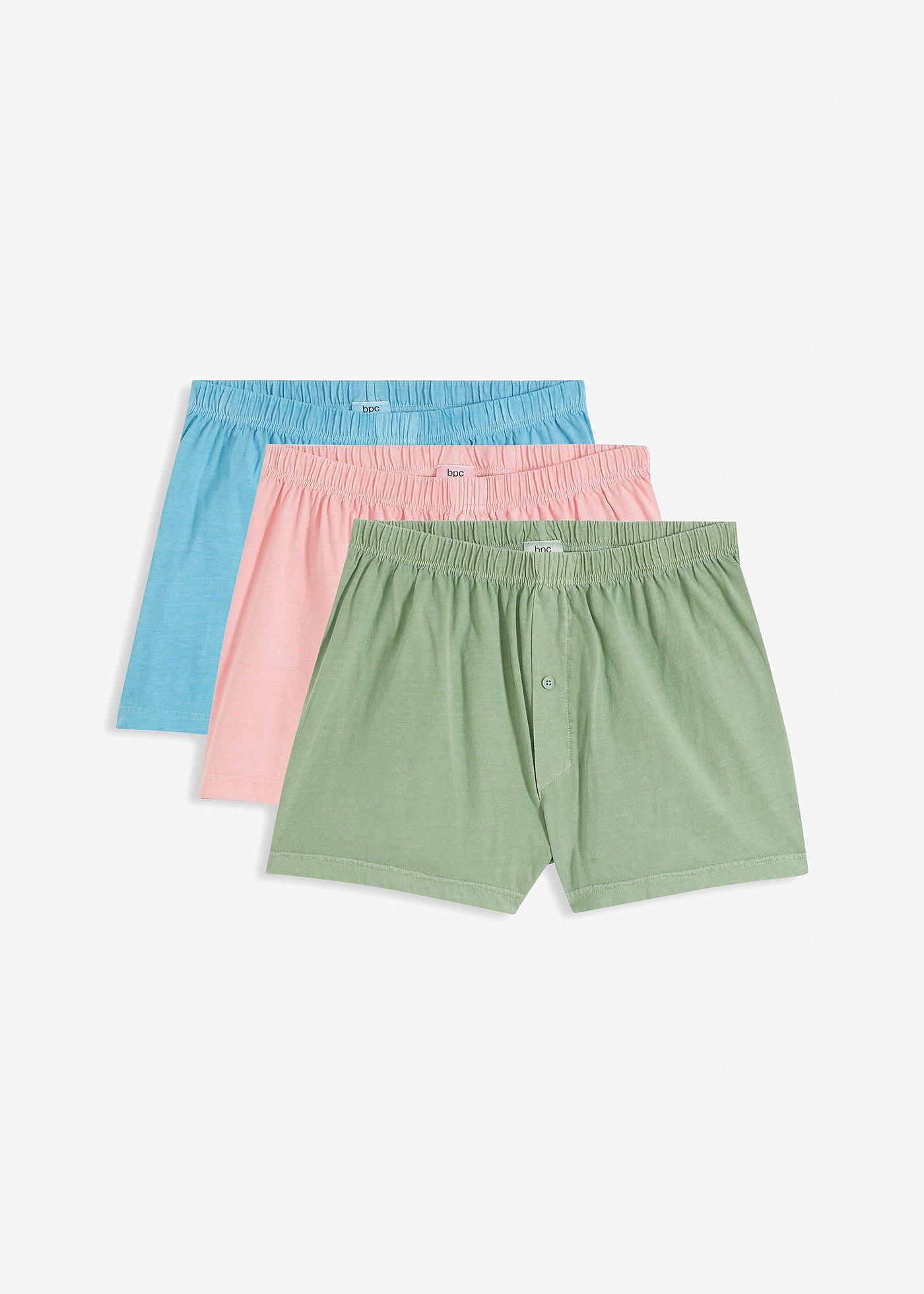 Lockere Jersey Boxershorts aus Bio-Baumwolle (3er Pack)