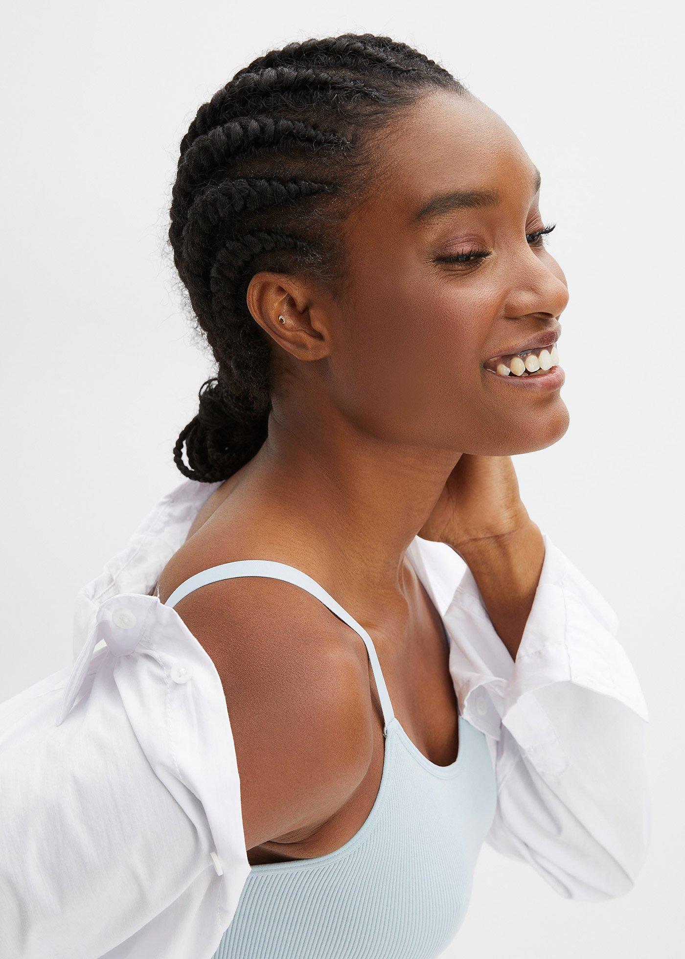 Biustonosz bustier bezszwowy Feel Comfort w prążek - Bonprix