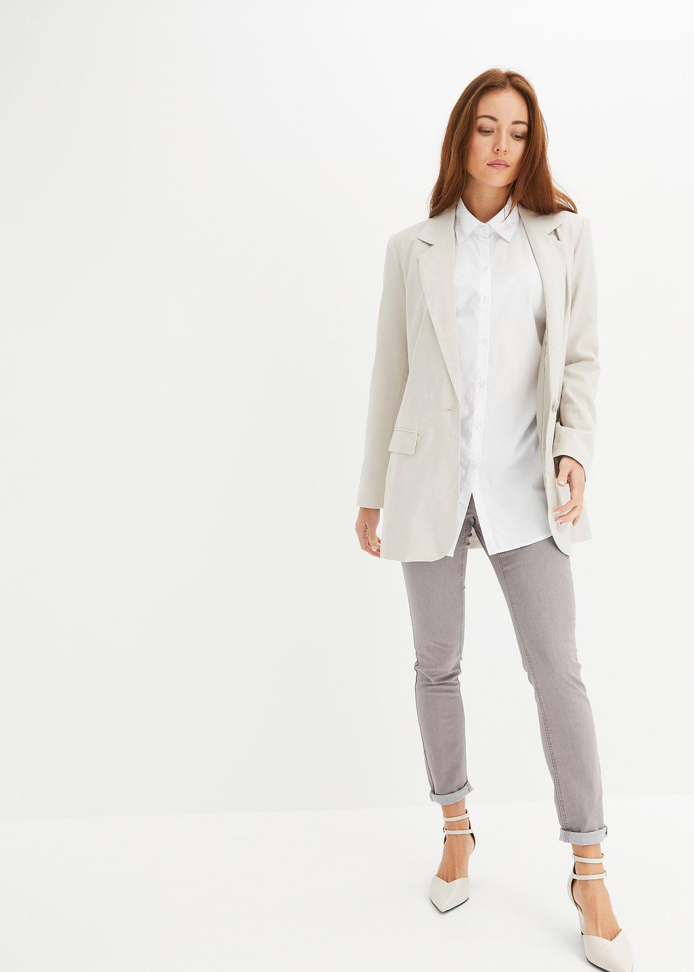 Dżinsy Skinny mid waist - Bonprix