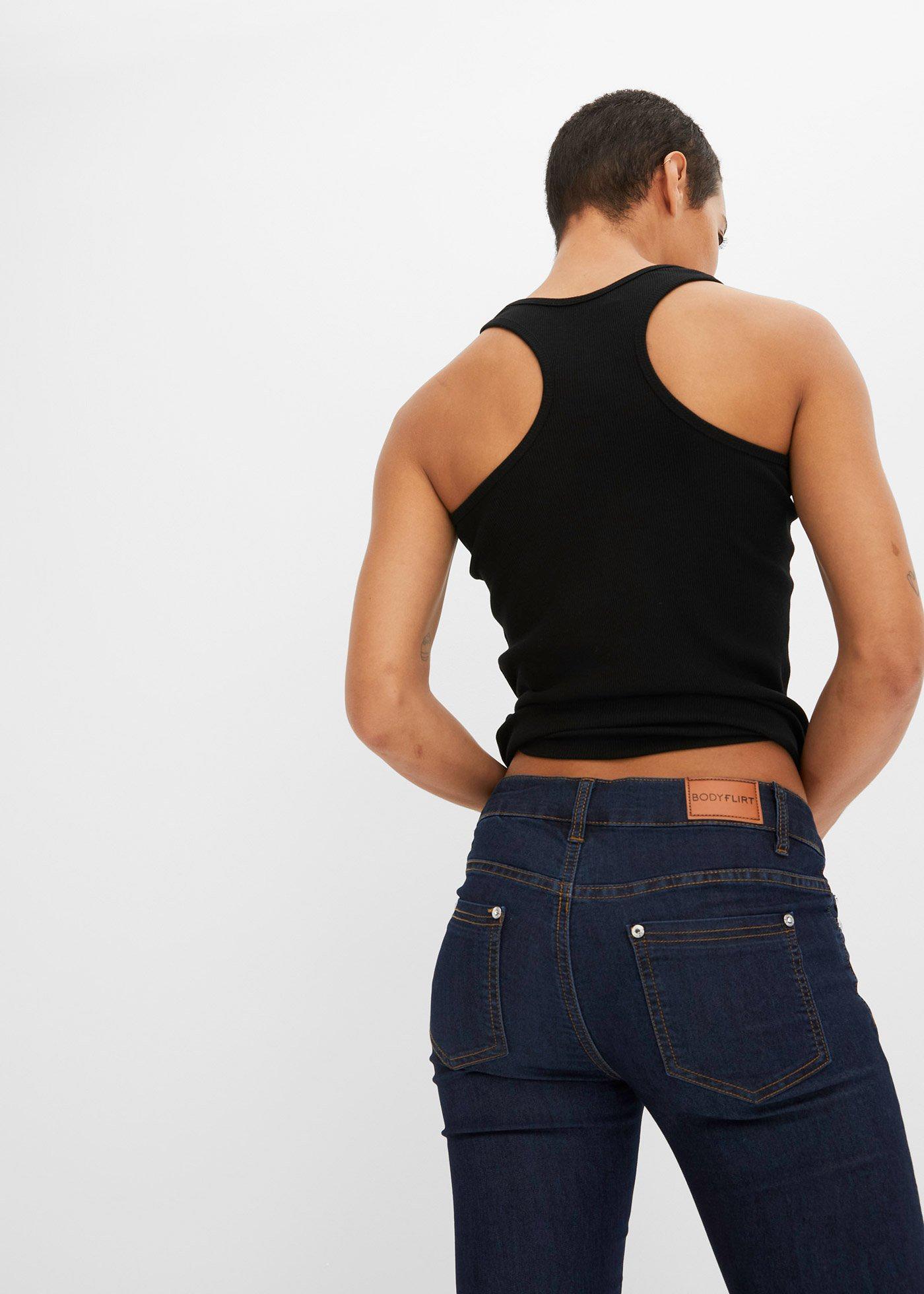 Dżinsy Skinny ze stretchem, mid waist - Bonprix