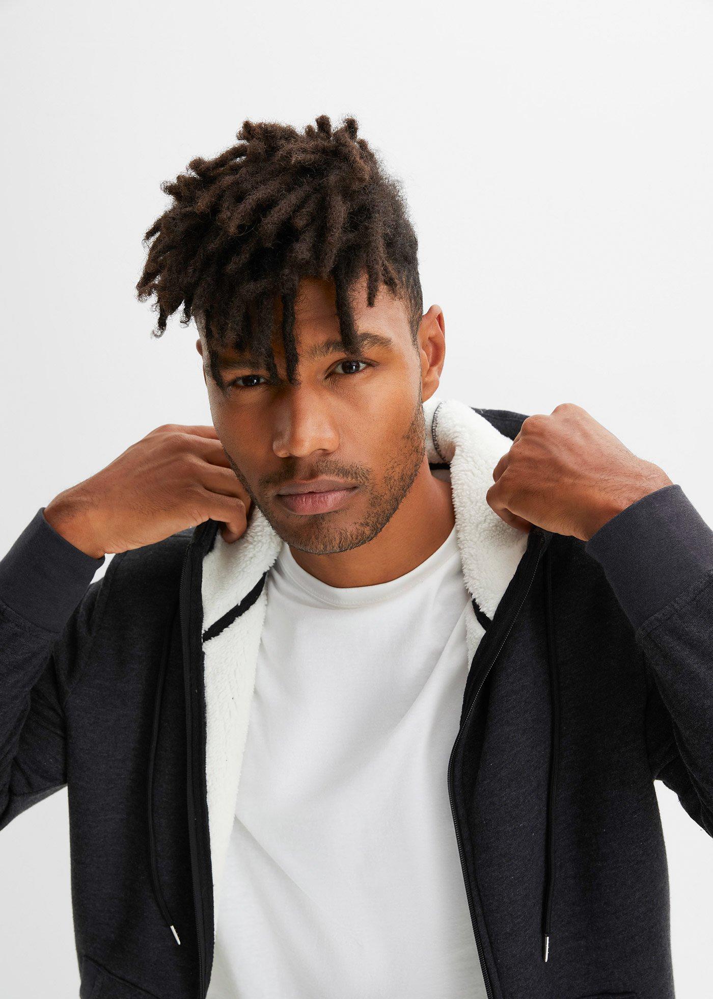 Bluza rozpinana ocieplana, na podszewce z polarowego baranka - Bonprix