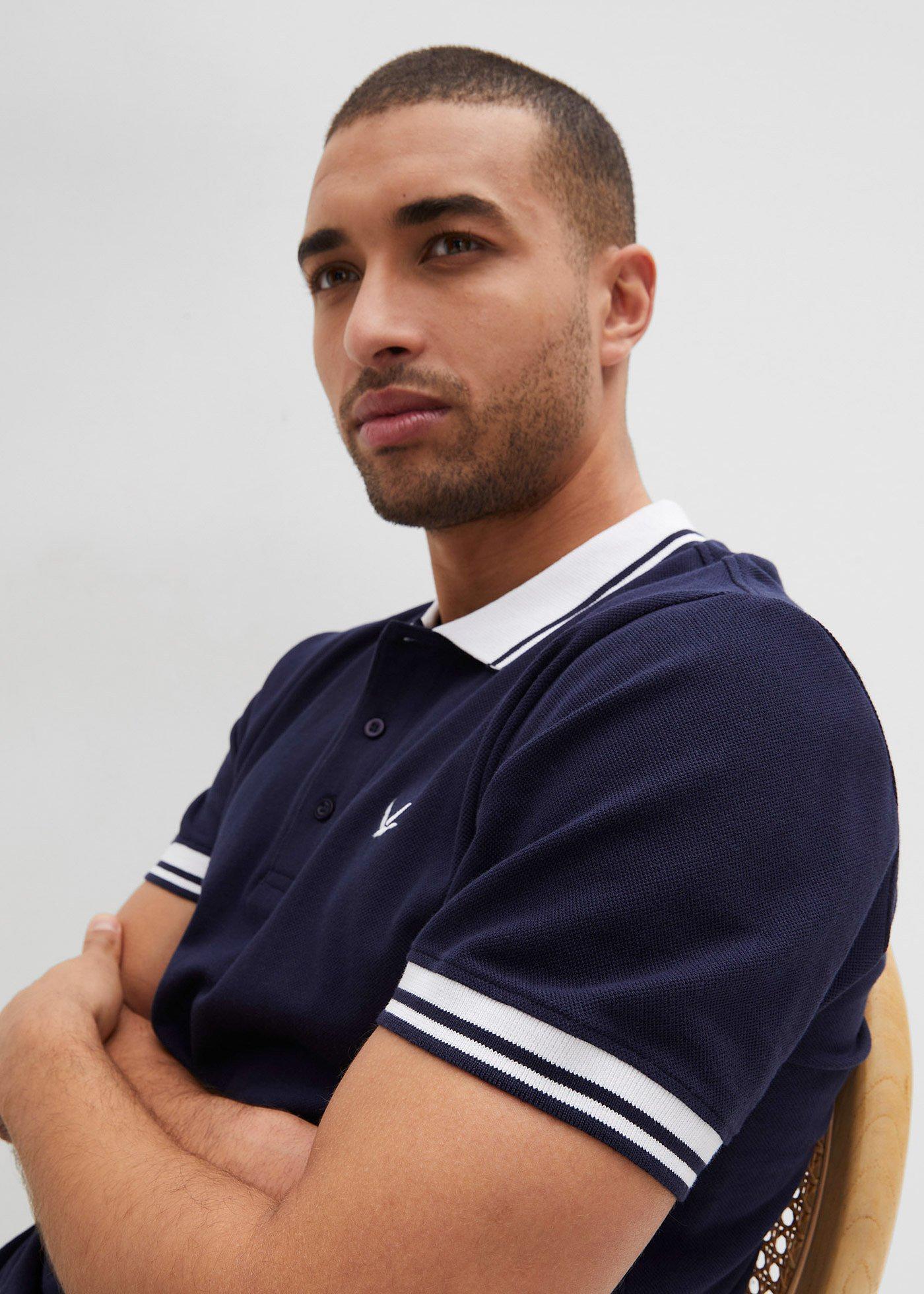 Shirt polo pique z czystej bawełny organicznej - Bonprix