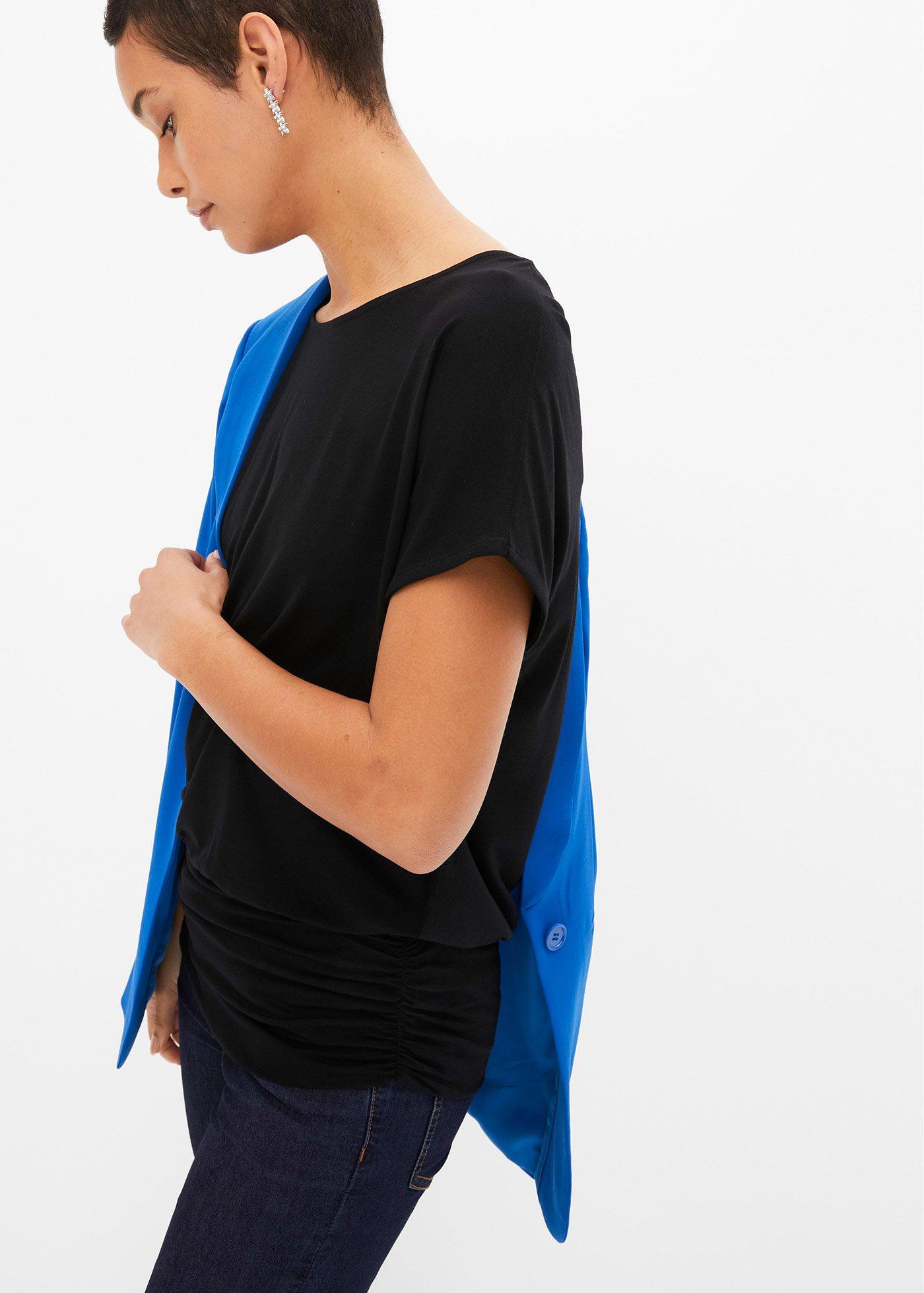 T-shirt z lejącej wiskozy - Bonprix