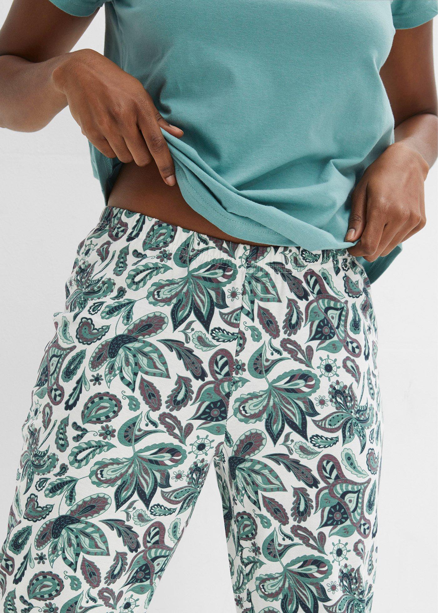 Piżama z czystej bawełny (kompl. 3-częściowy) - Bonprix