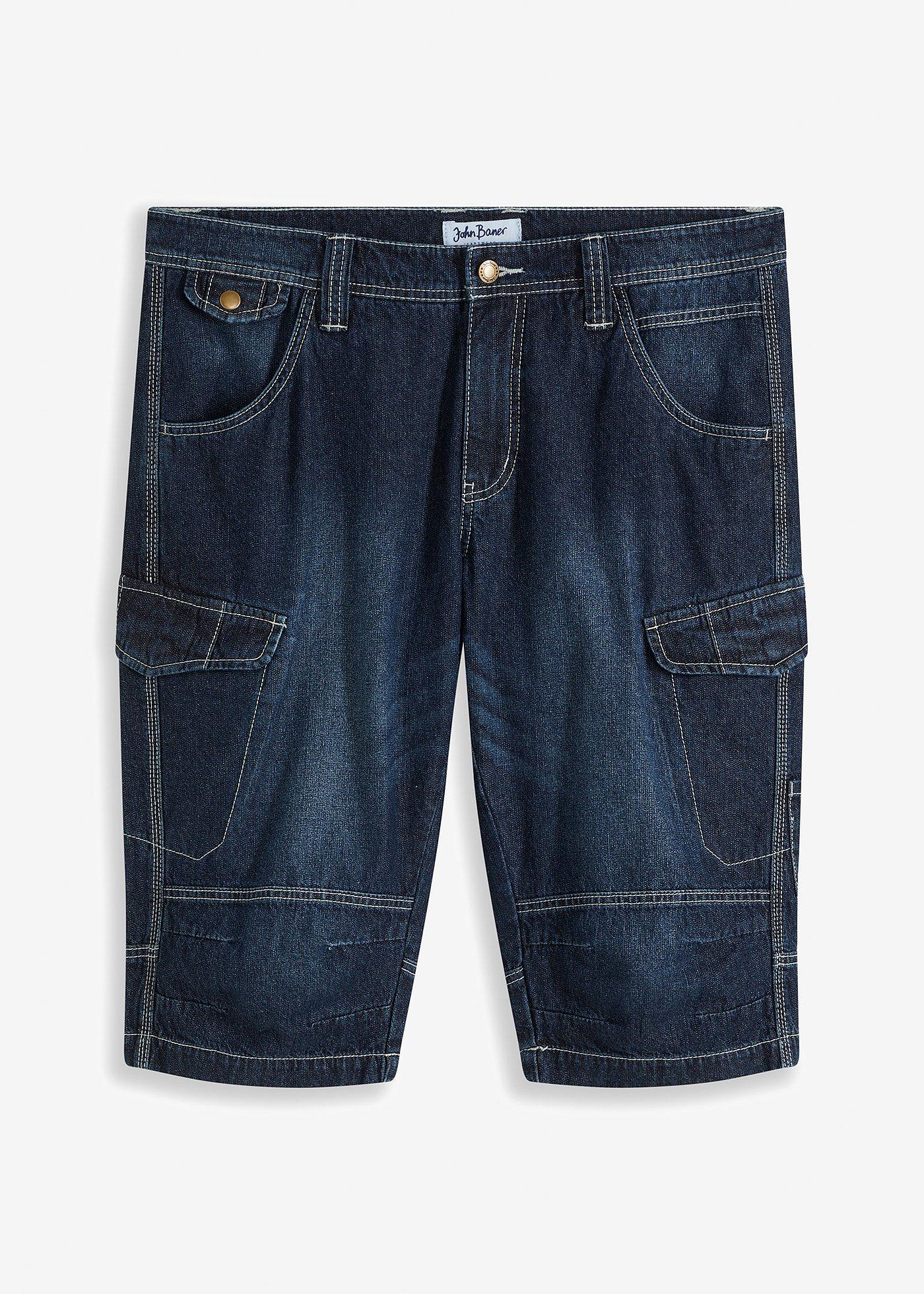 Jeans-Long-Bermuda, Loose Fit