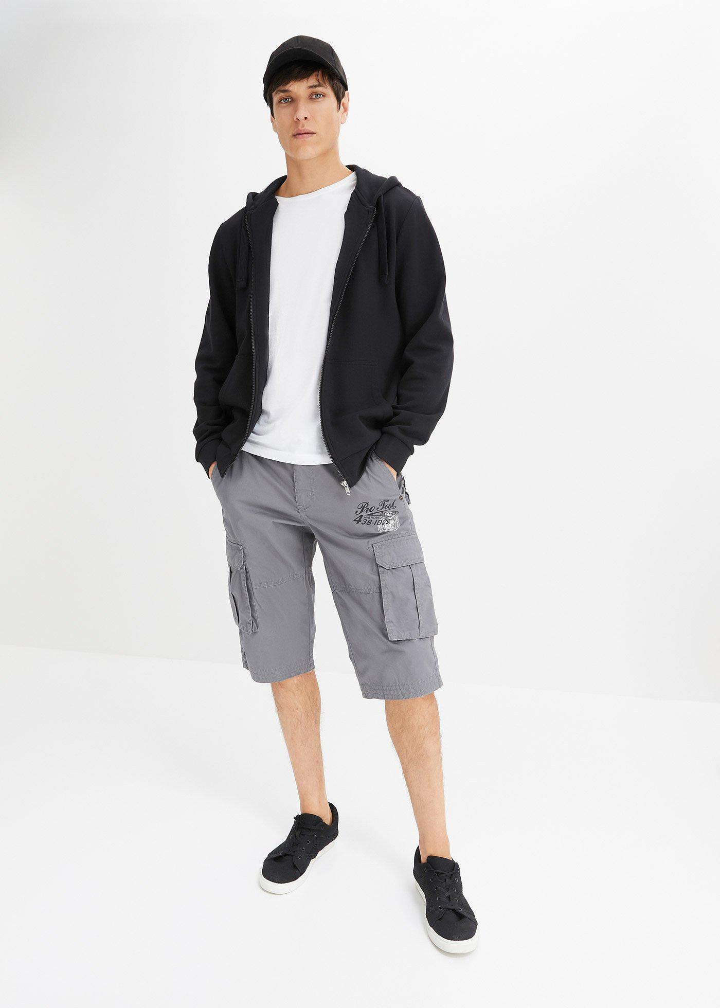 Długie bermudy regular fit - Bonprix