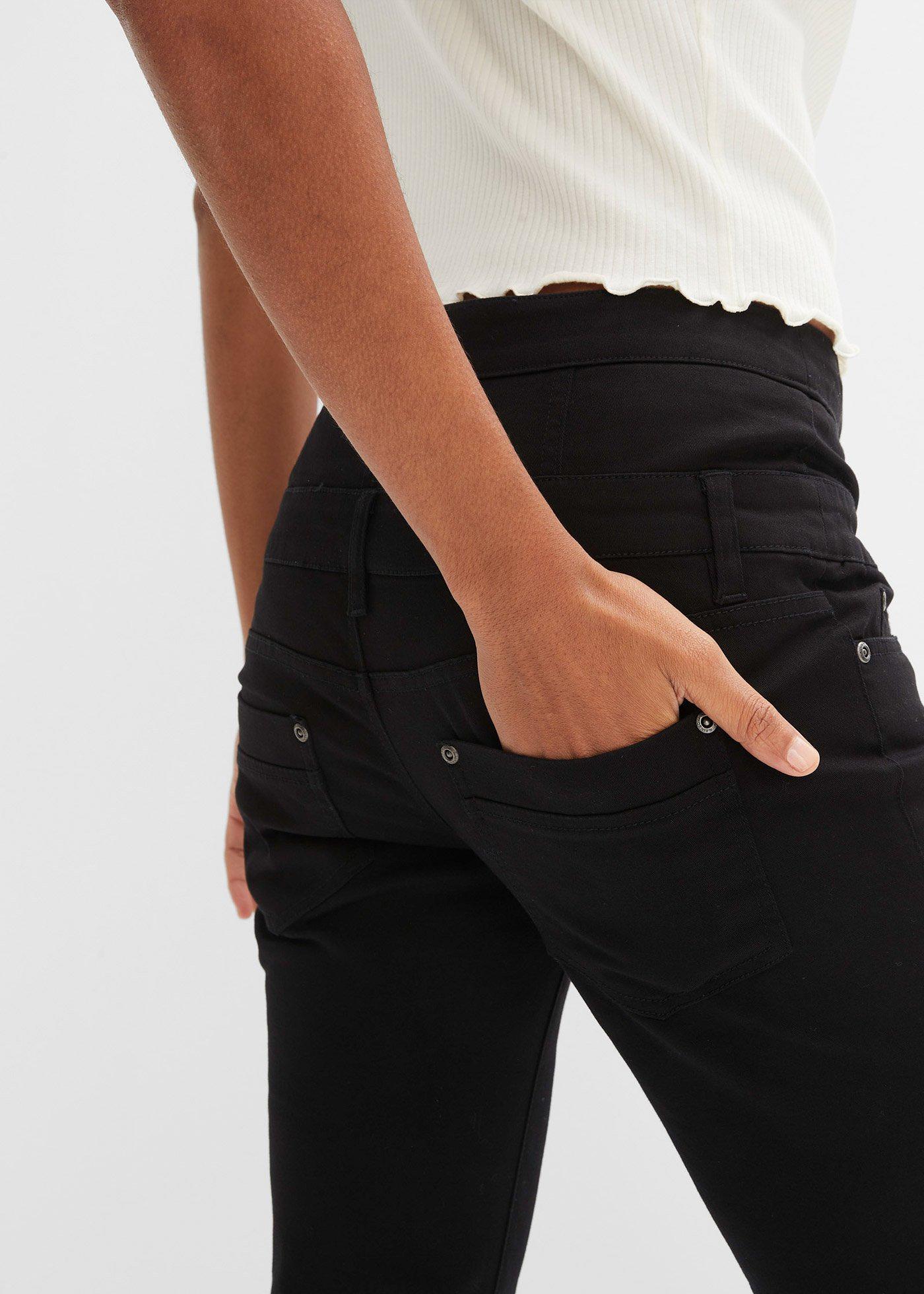 Spodnie twillowe ze stretchem - Bonprix