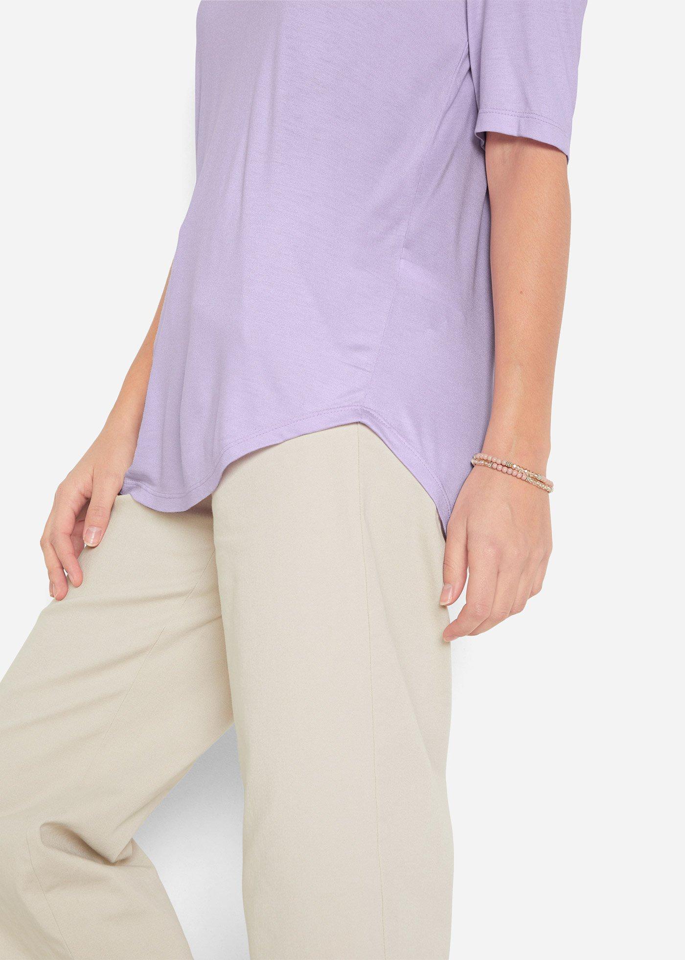 Długi shirt z miękkiej wiskozy (2 szt.) - Bonprix