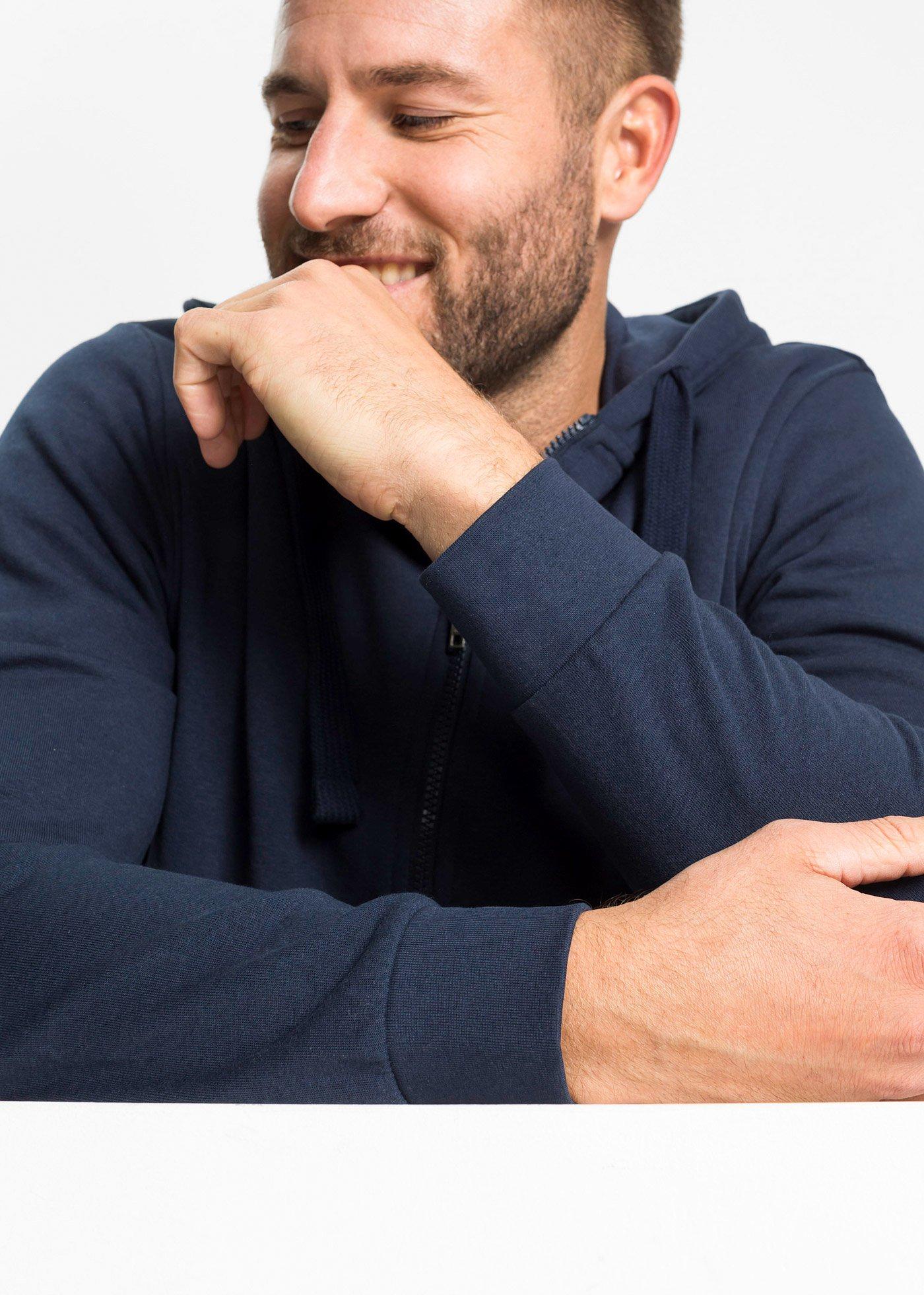 Bluza z kapturem zapinana na zamek - Bonprix