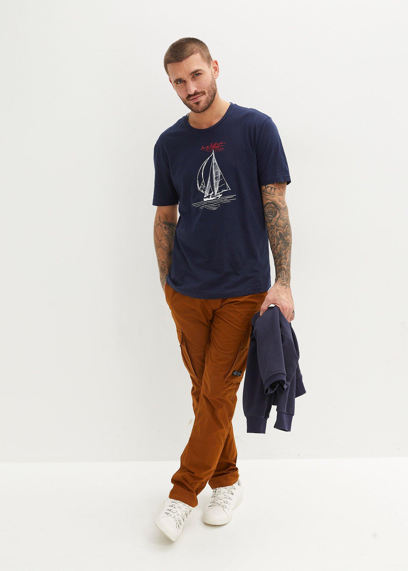 T-shirt (2 szt.), z czystej bawełny organicznej - Bonprix