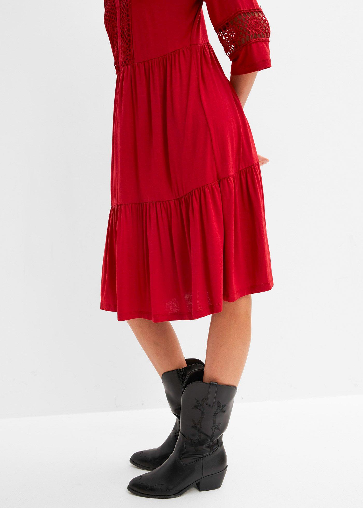 Sukienka tunikowa z miękkiej wiskozy - Bonprix