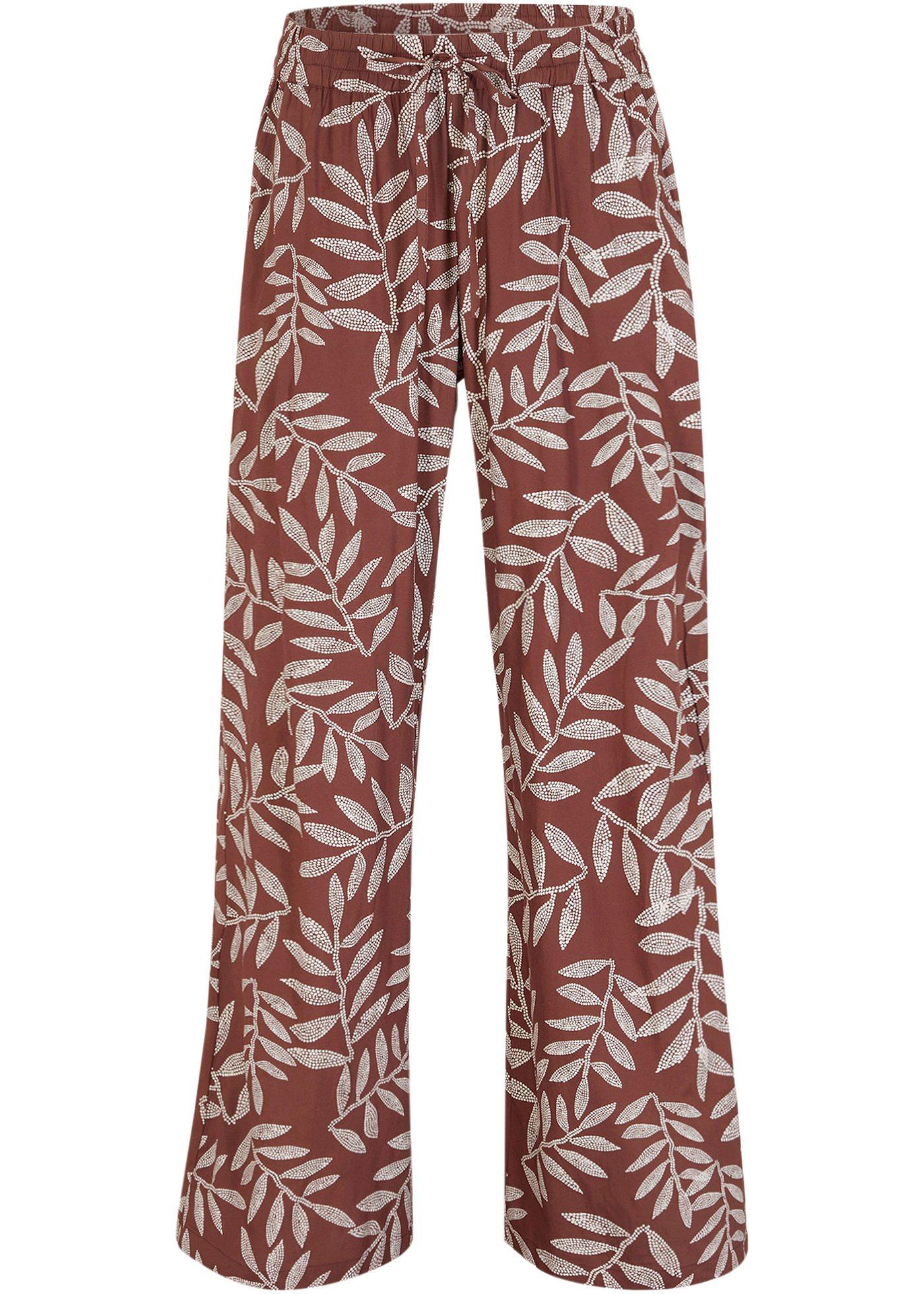 Pantaloni palazzo din viscoză fluidă