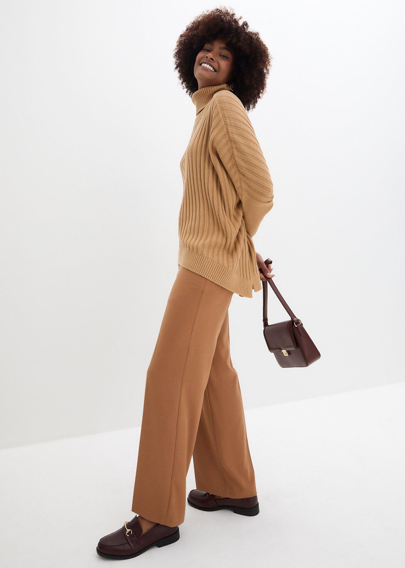 Sweter poncho oversize - Bonprix