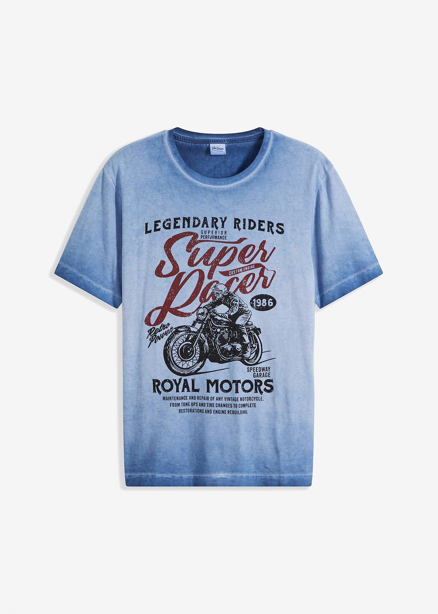 Tricou cu aspect prespălat din bumbac organic