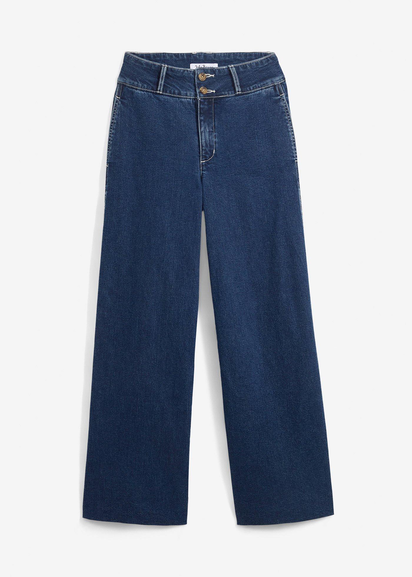 Wide Leg Jeans High Waist, Stretch