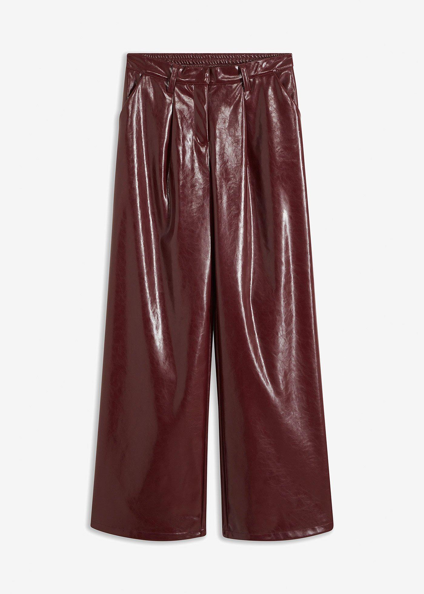 Pantaloni din imitaţie de piele