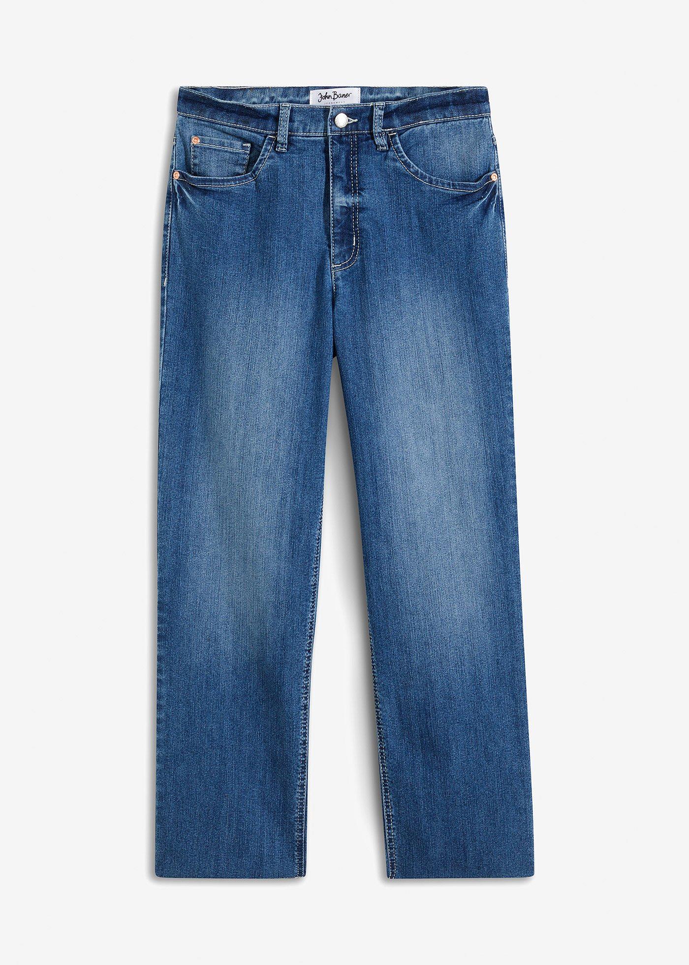 Straight Jeans High Waist, Bio-Baumwolle