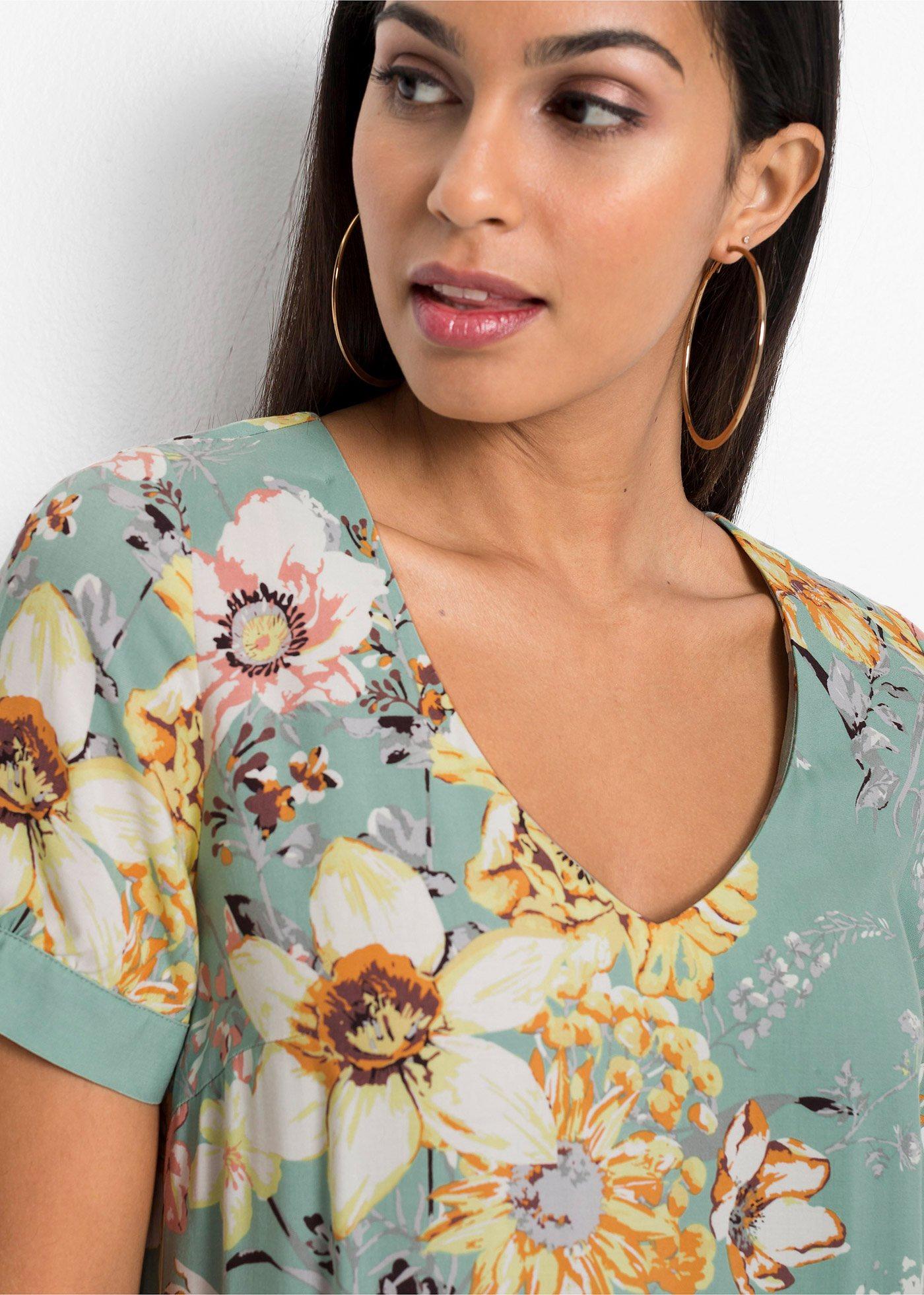 Sukienka z lejącej wiskozy - Bonprix