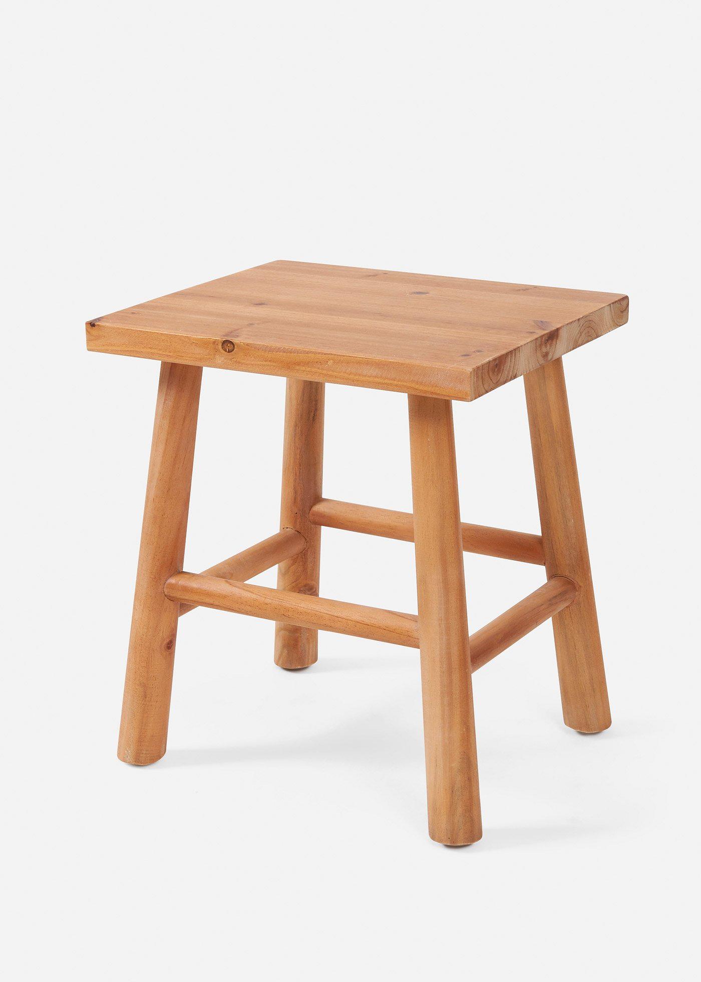 Holz Hocker