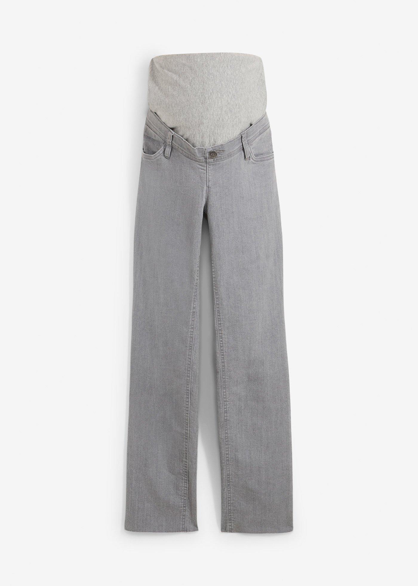 Umstandsjeans mit Bio-Baumwolle, Straight cropped