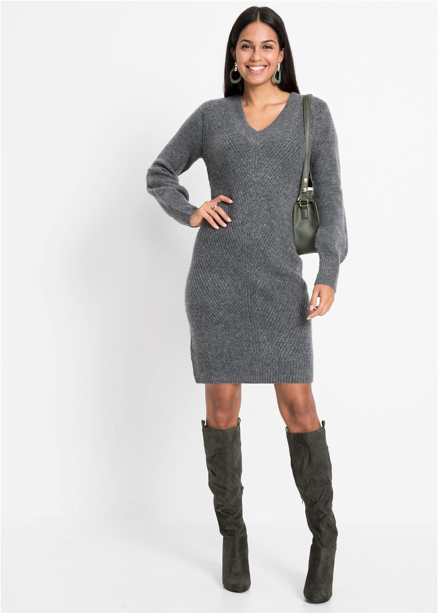 Sukienka dzianinowa - Bonprix