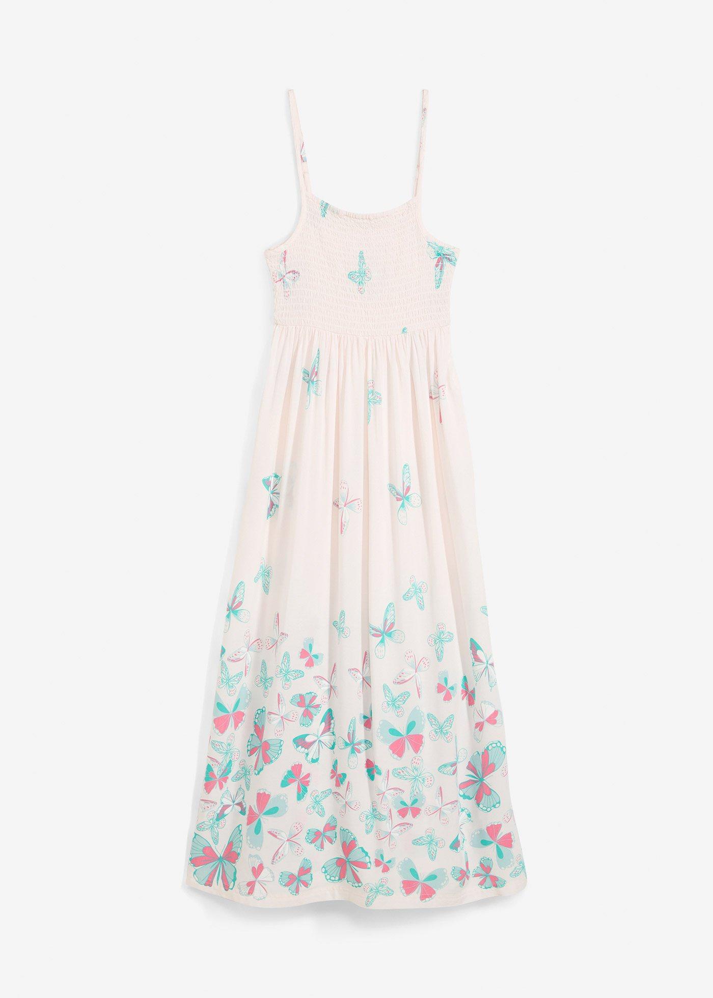 Długa sukienka z lejącej wiskozy - Bonprix