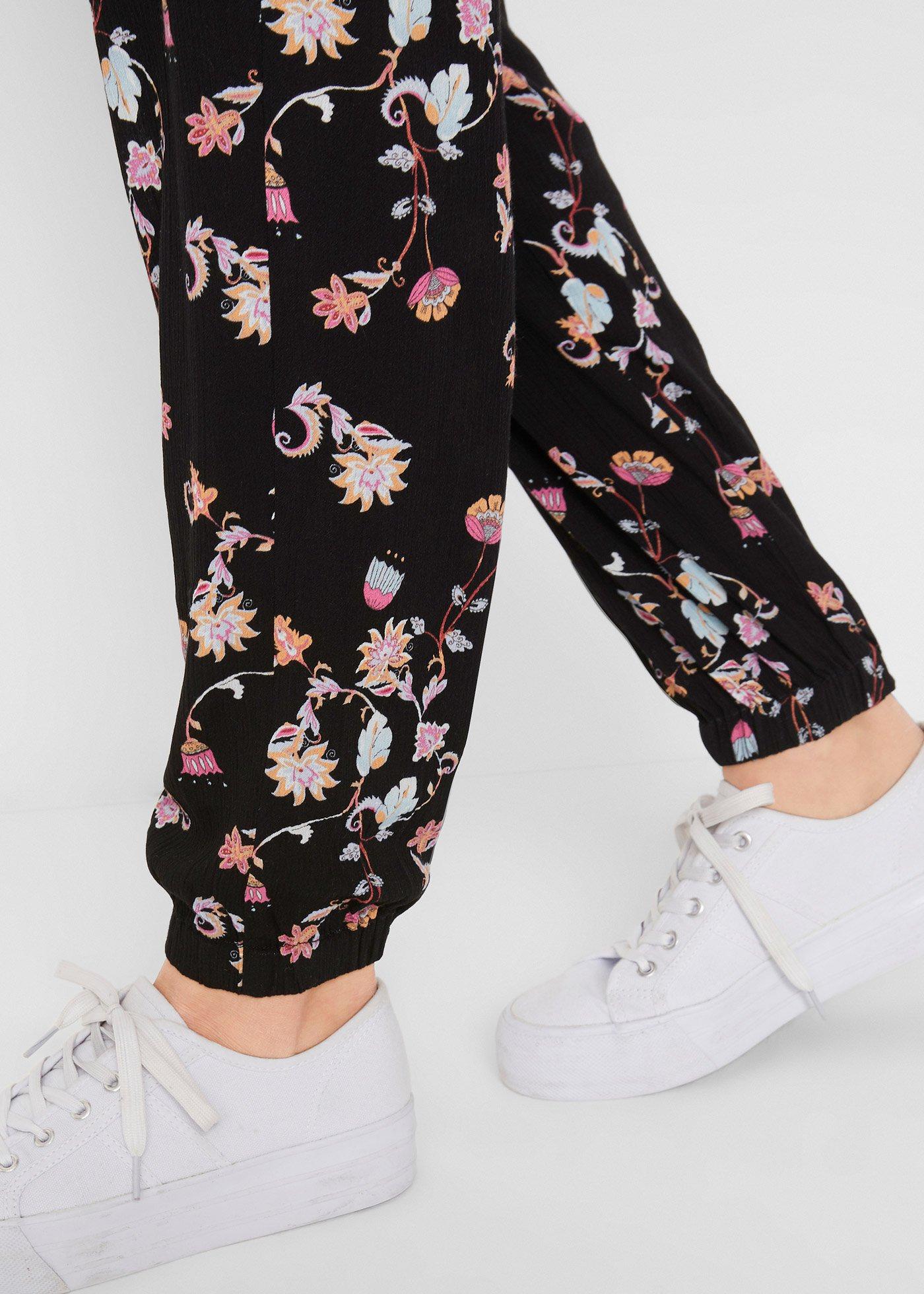 Lekkie spodnie ciążowe z wiskozy, Loose Fit - Bonprix