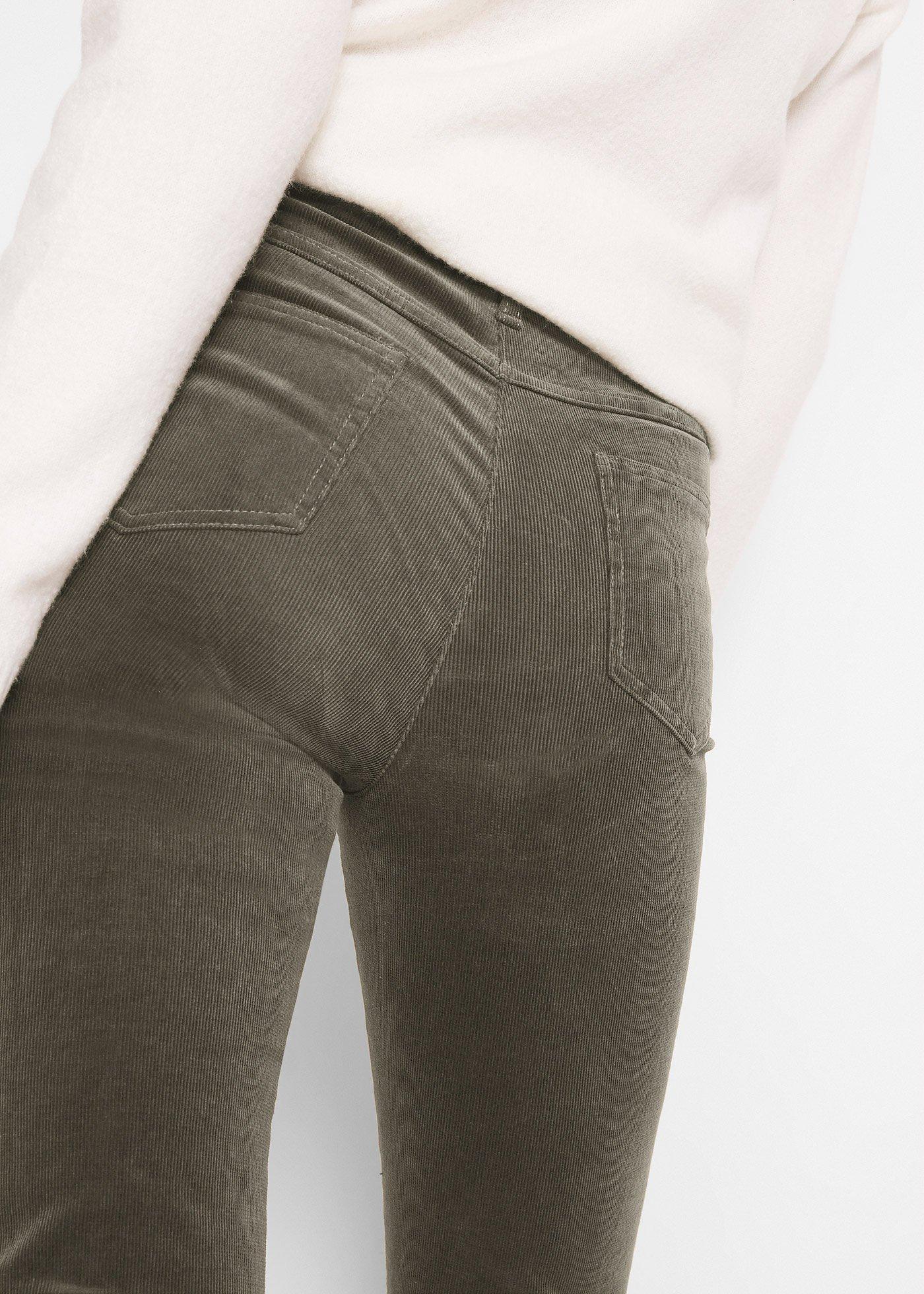 Spodnie sztruksowe ze stretchem, straight - Bonprix