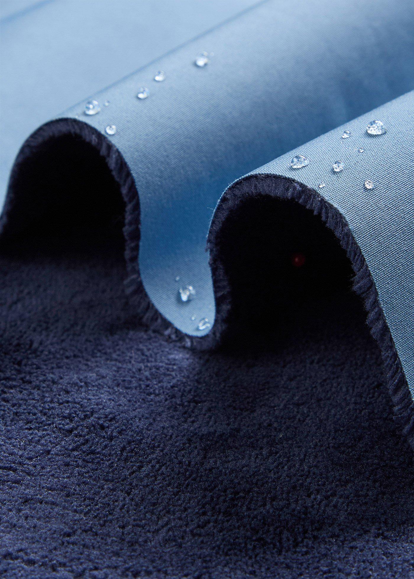 Długa, hydrofobowa kurtka funkcyjna softshell na podszewce z miękkiego polaru - Bonprix