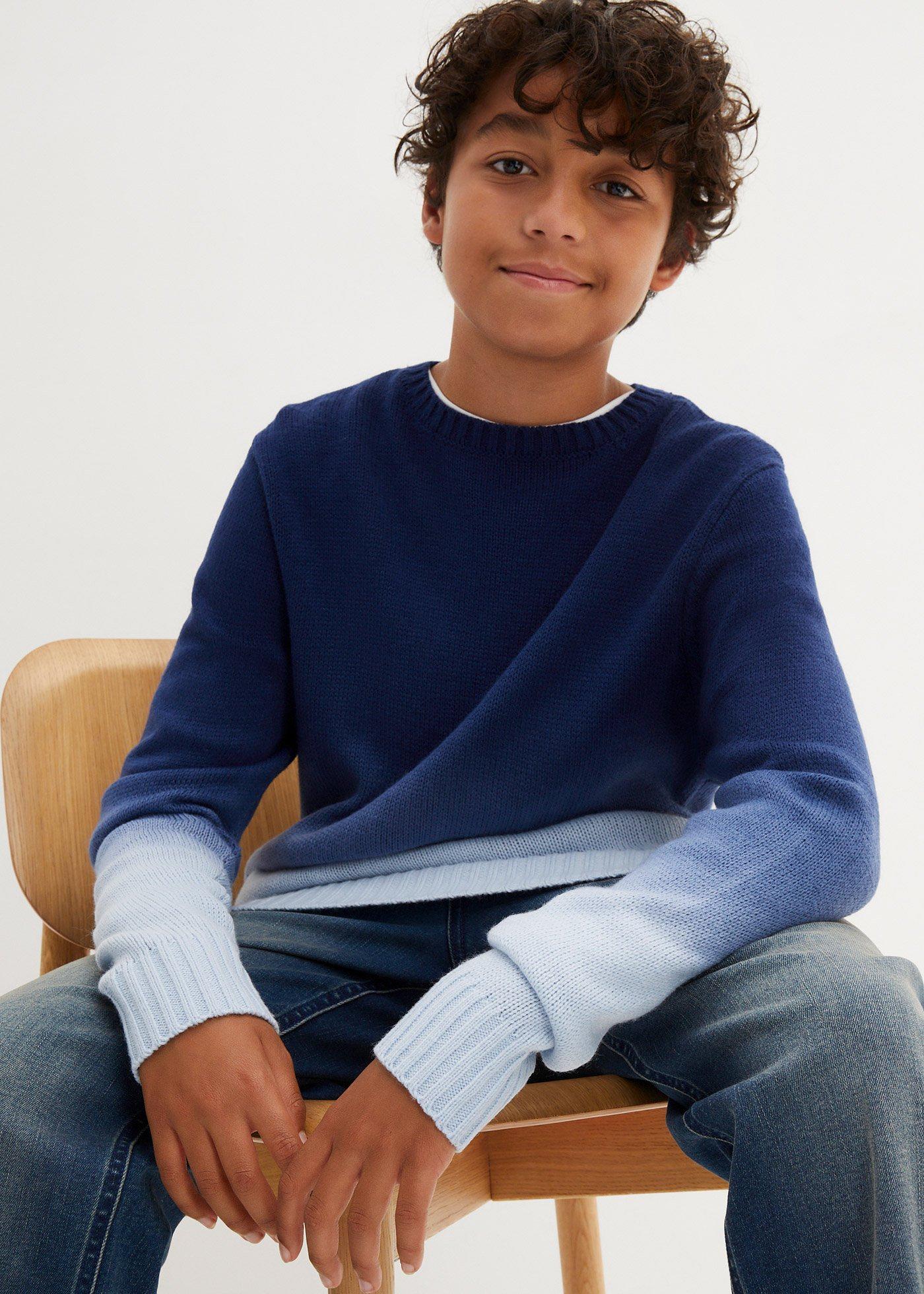 Sweter w cieniowanym kolorze - Bonprix