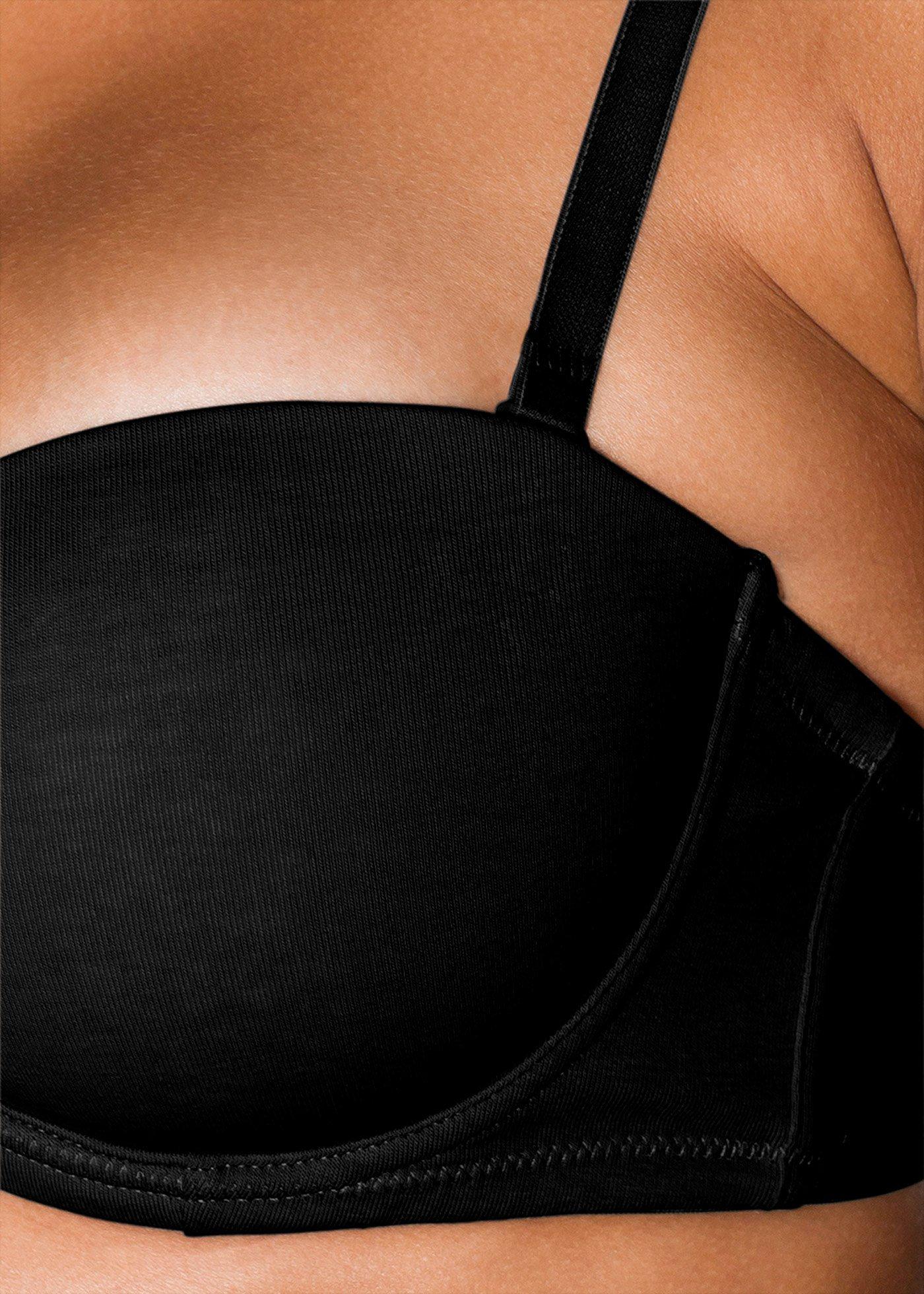 Biustonosz na fiszbinach z odpinanymi ramiączkami z bawełny organicznej (2 sztuki) - Bonprix