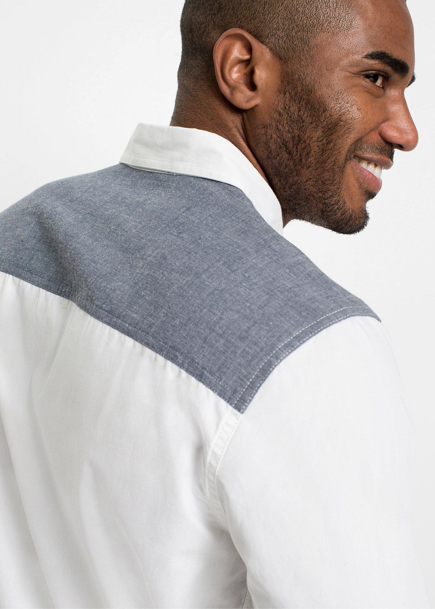 Koszula z krótkim rękawem, z czystej bawełny - Bonprix