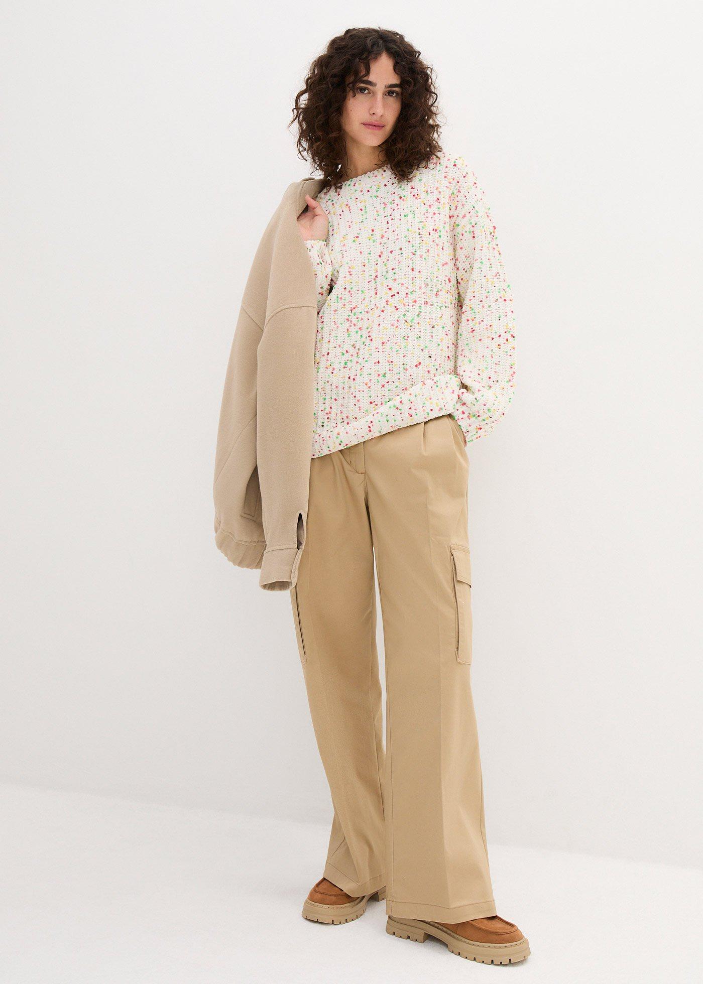 Gruby sweter oversize - Bonprix