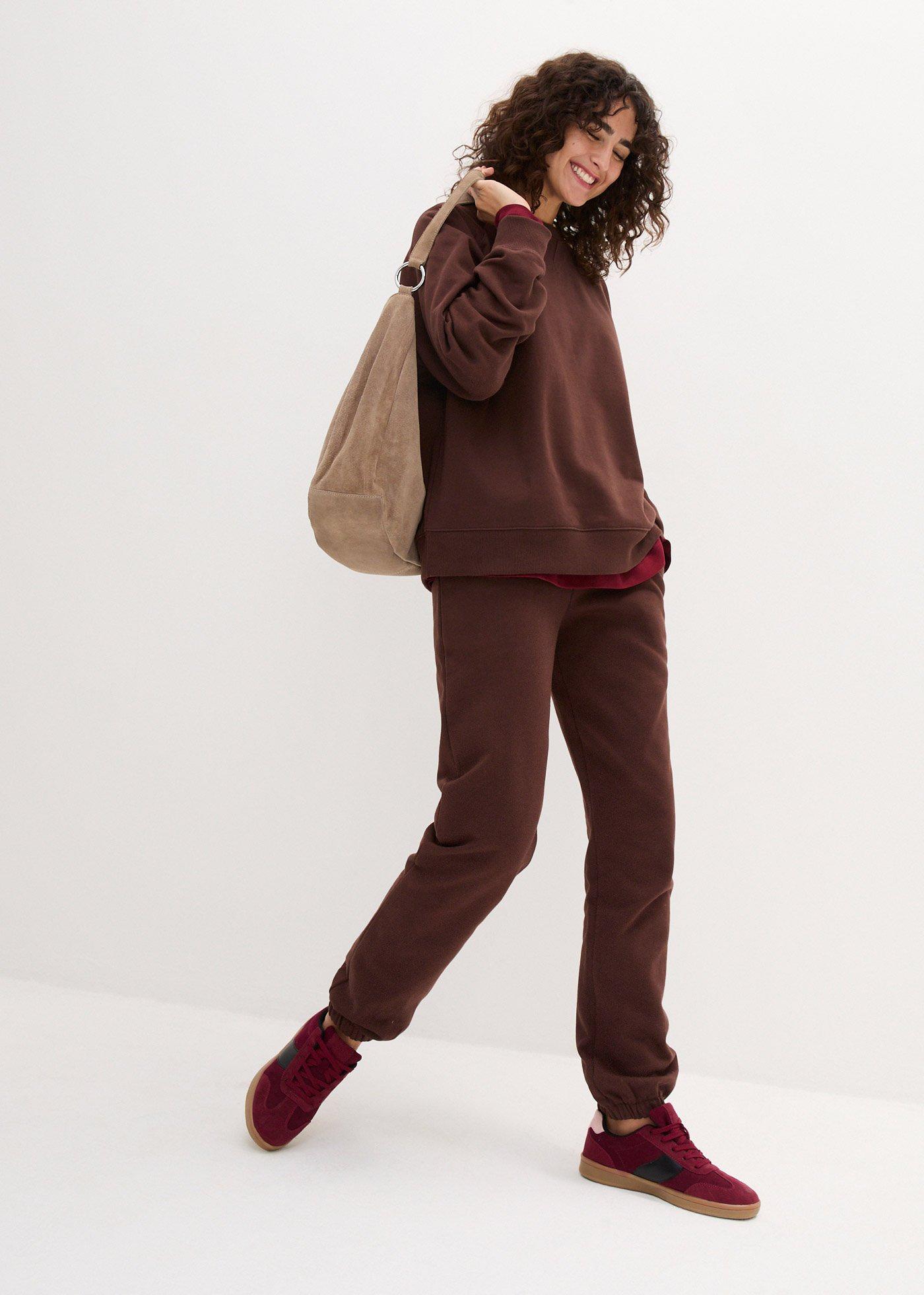 Bluza oversize z grubej bawełny organicznej 100% - Bonprix
