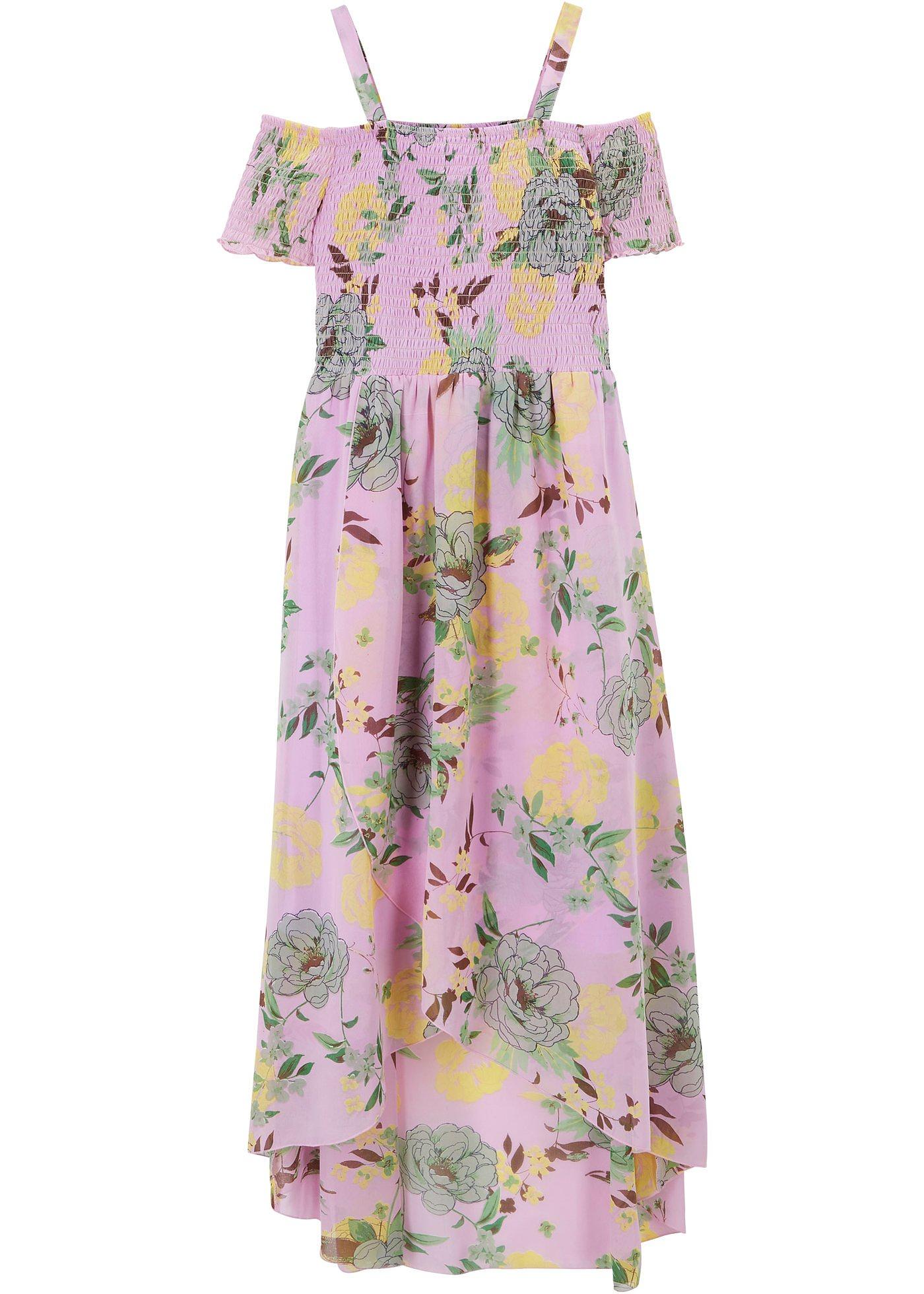 Sukienka z dekoltem carmen - Bonprix