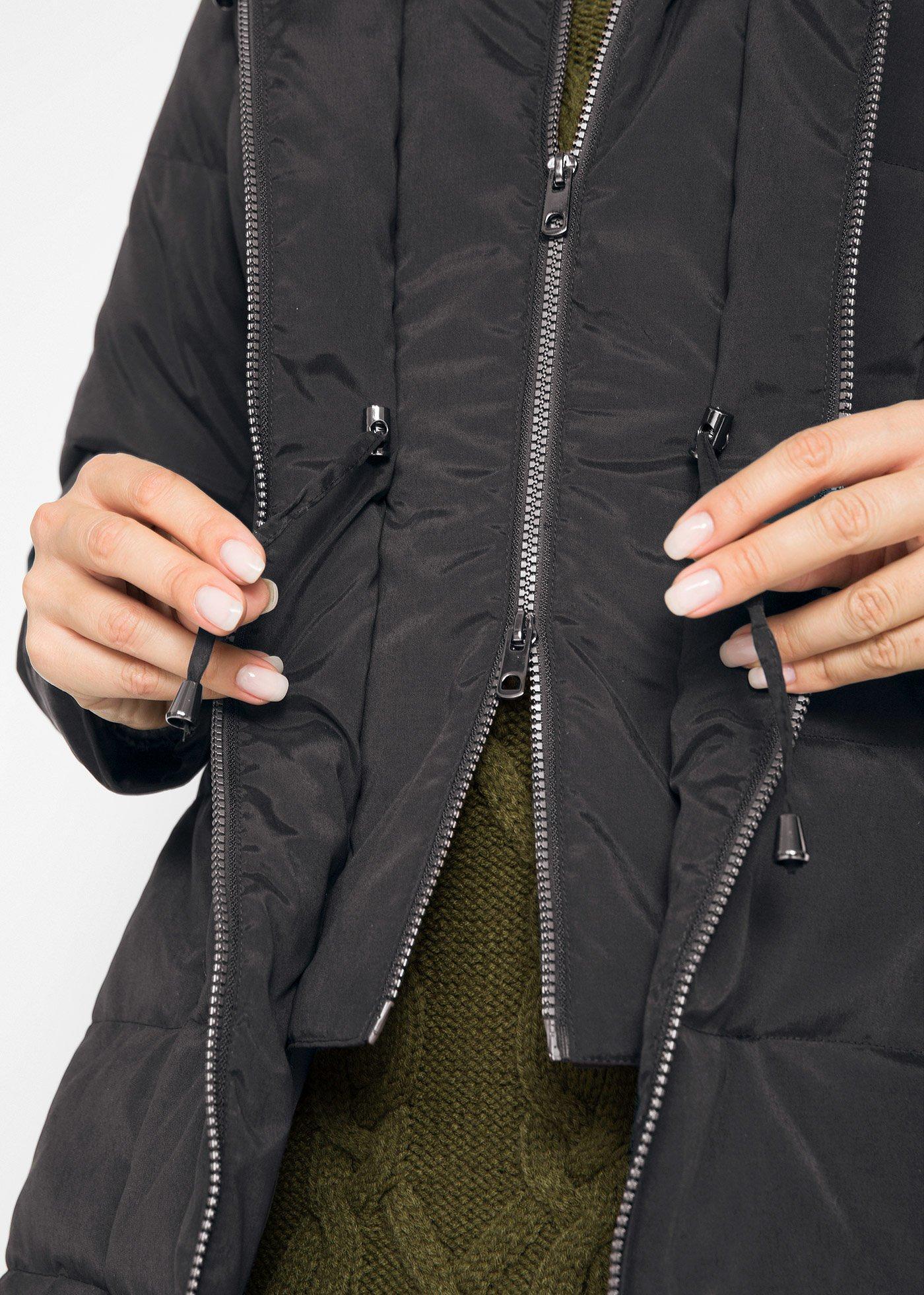 Płaszcz pikowany z kapturem, na podszewce - Bonprix