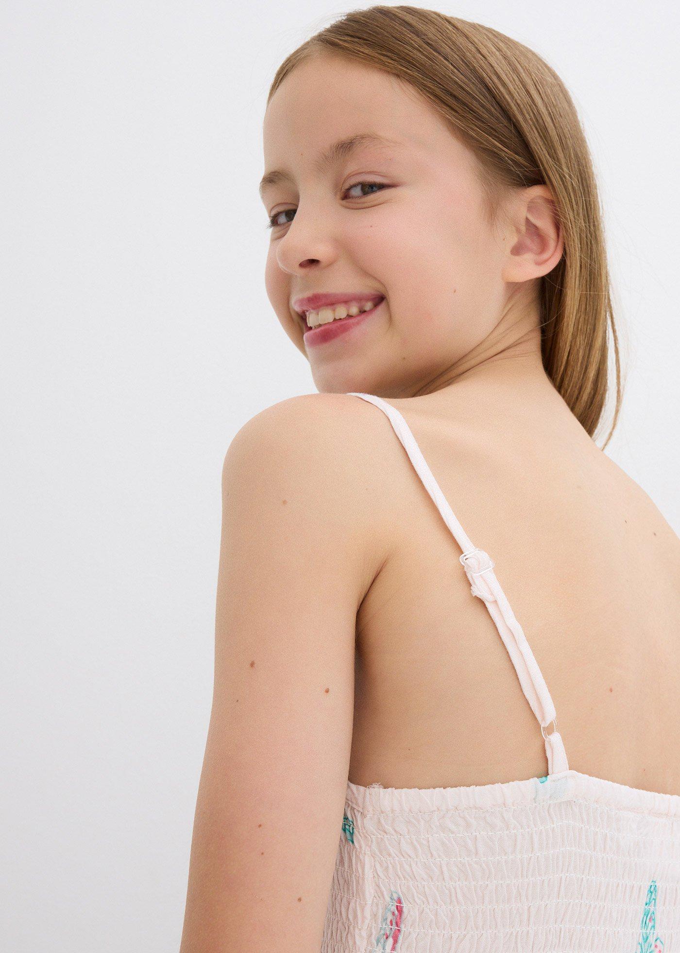 Długa sukienka z lejącej wiskozy - Bonprix