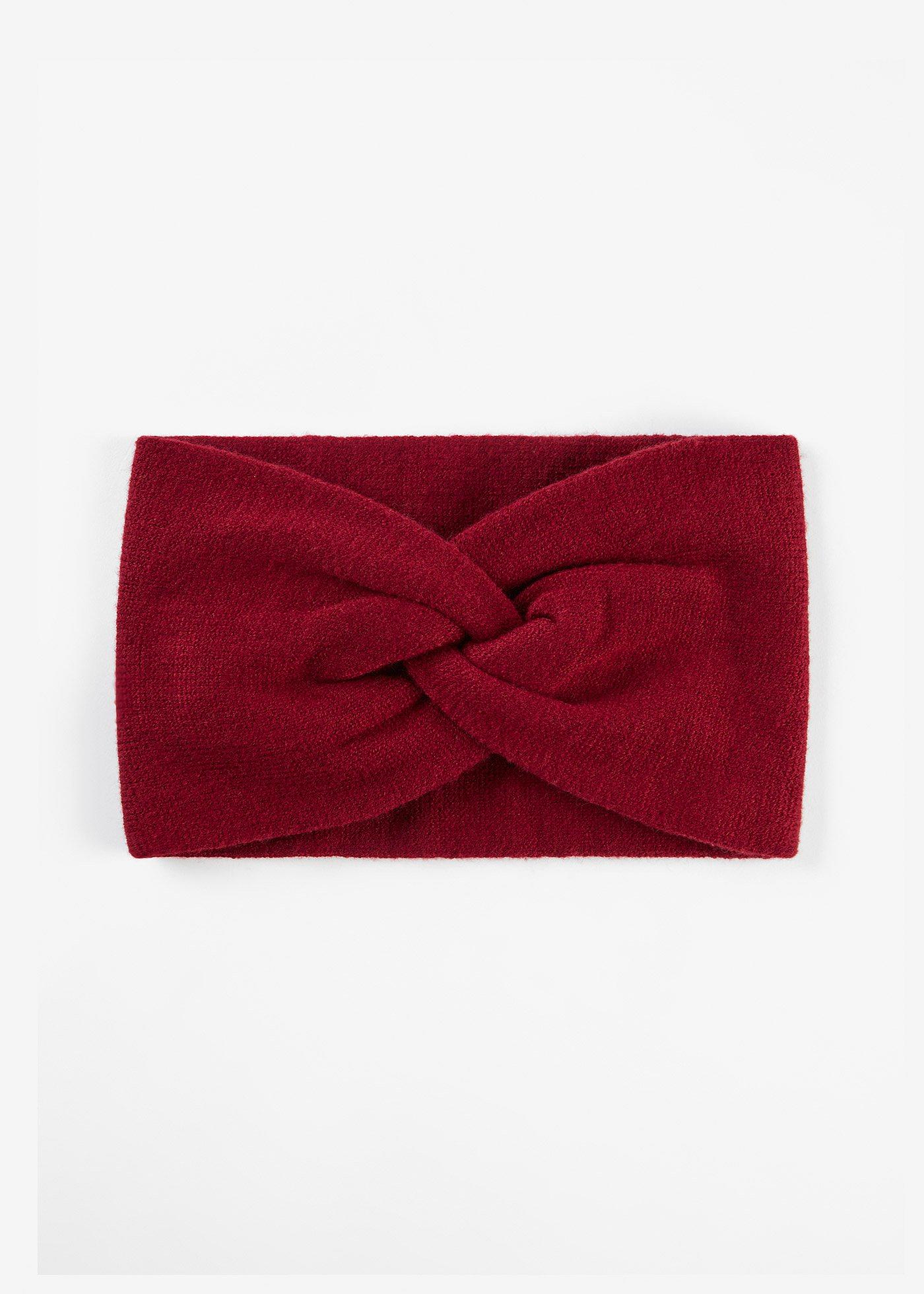 Bandeau en maille duveteuse